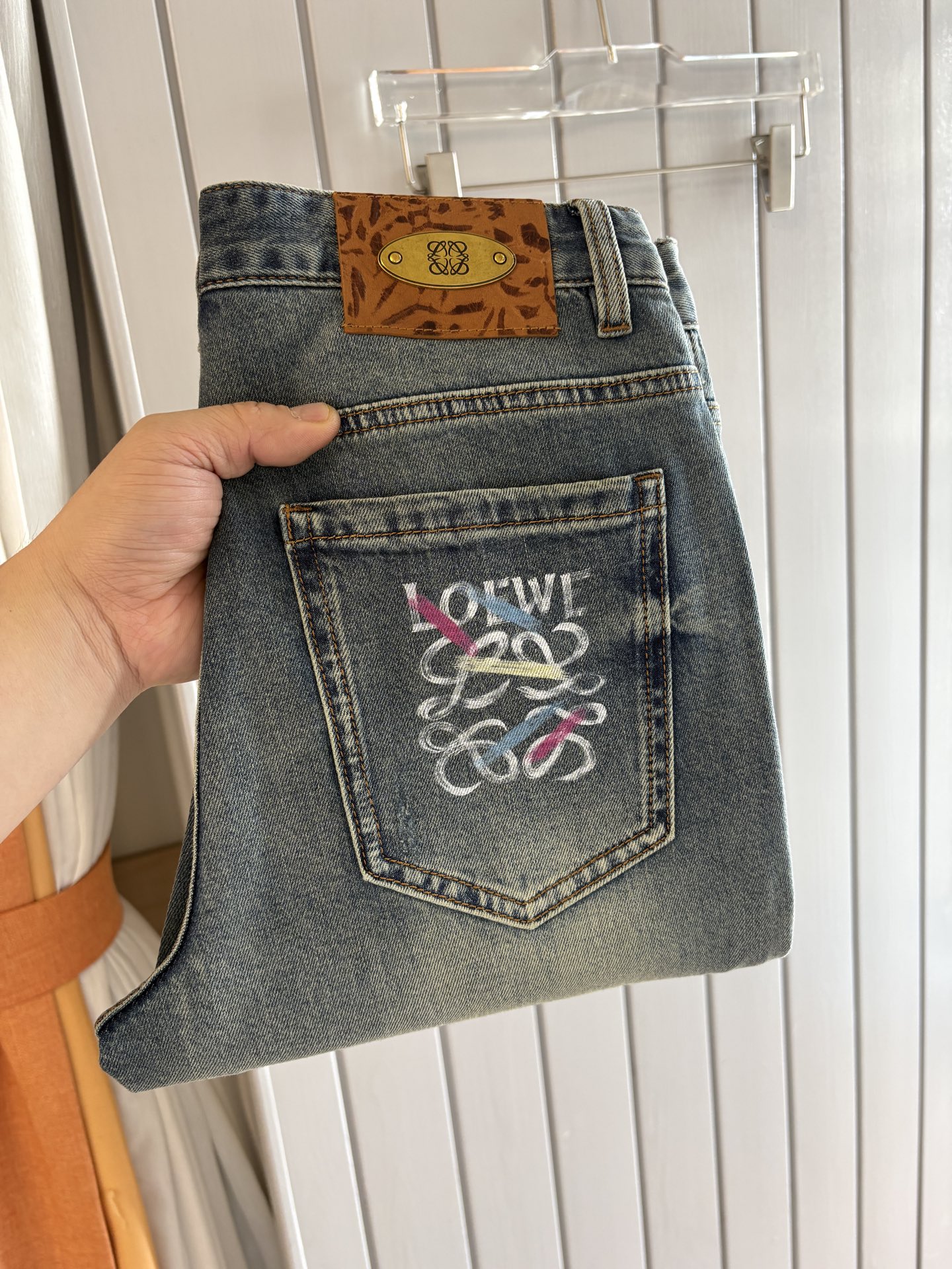 Cheap New Arrivals Loewe Jeans For Men in 212174, $65 USD- [IB212174] - Replica Loewe Jeans