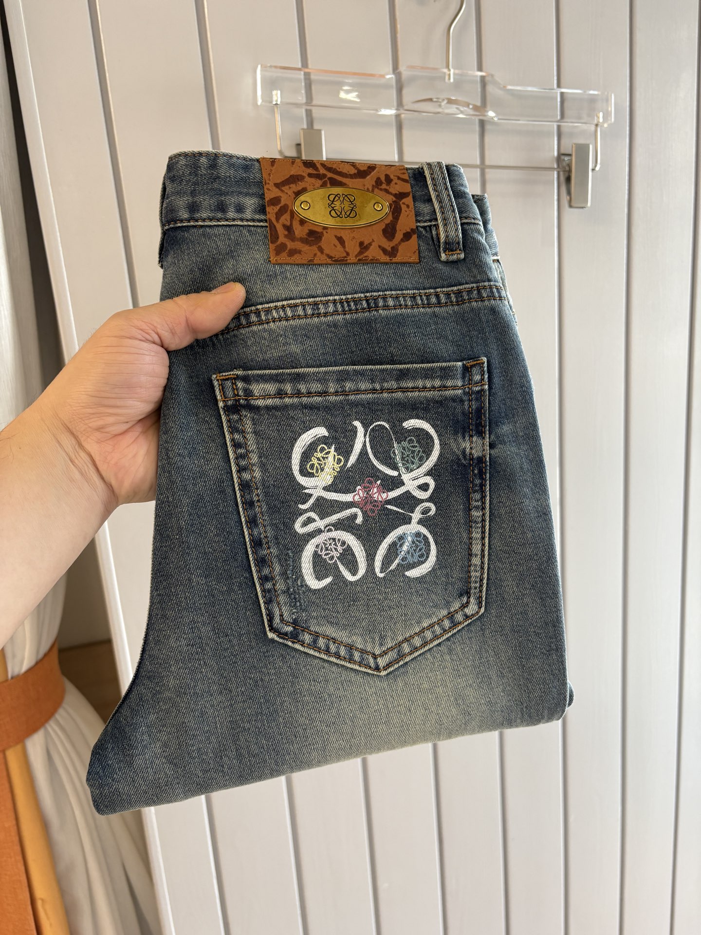 Cheap New Arrivals Loewe Jeans For Men in 212175, $65 USD- [IB212175] - Replica Loewe Jeans