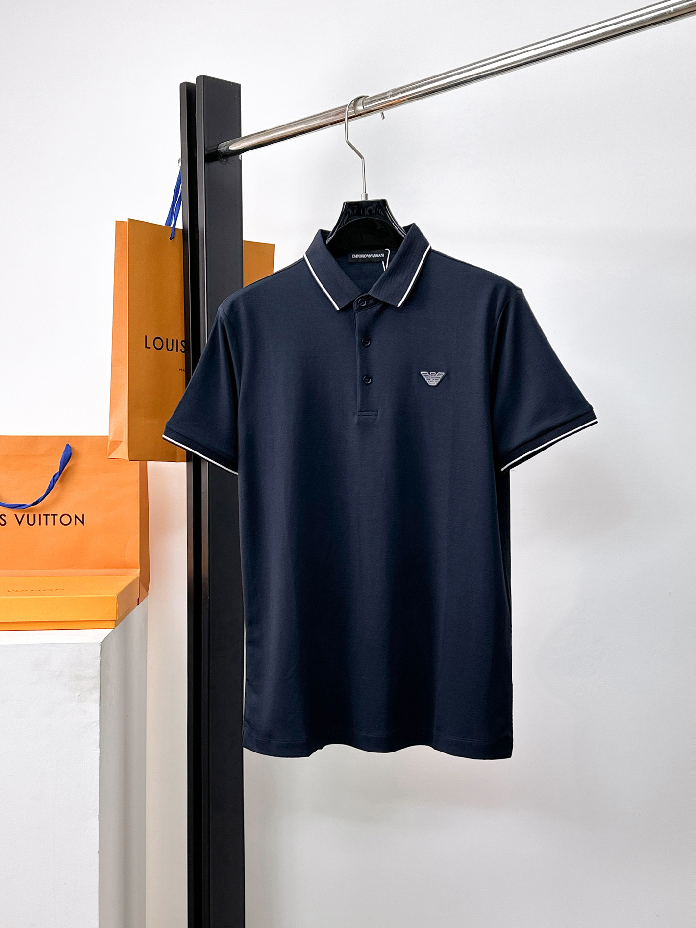 Cheap Armani Polo T-shirts for Men in 212211, $30 USD- [IB212211] - Replica Armani Polo T-shirts for Men