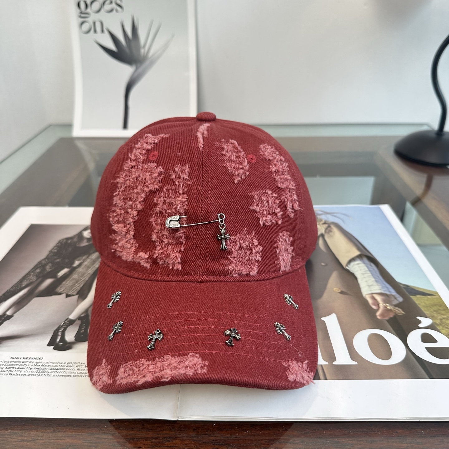 Cheap Chrome Hearts Caps in 212296, $30 USD- [IB212296] - Replica Chrome Hearts Caps