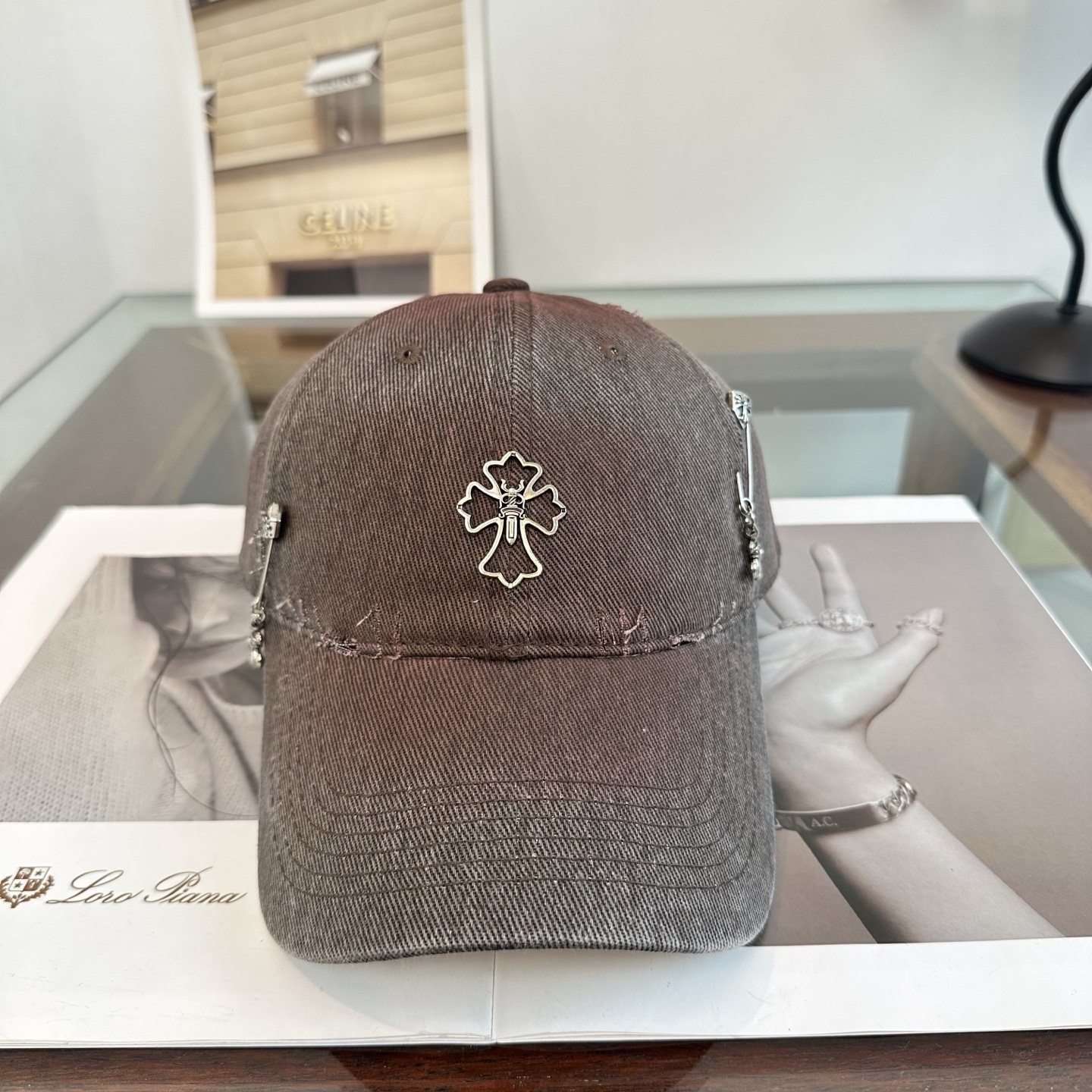 Cheap Chrome Hearts Caps in 212303, $30 USD- [IB212303] - Replica Chrome Hearts Caps