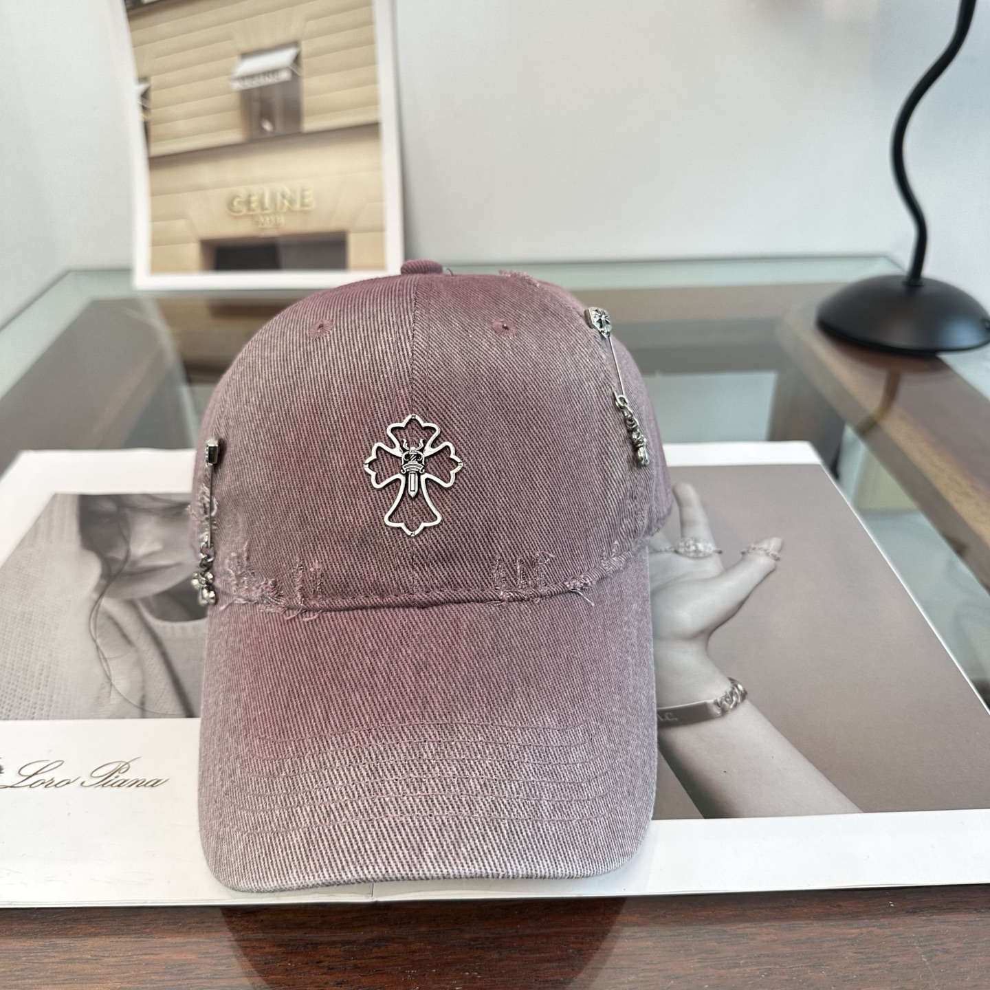 Cheap Chrome Hearts Caps in 212306, $30 USD- [IB212306] - Replica Chrome Hearts Caps