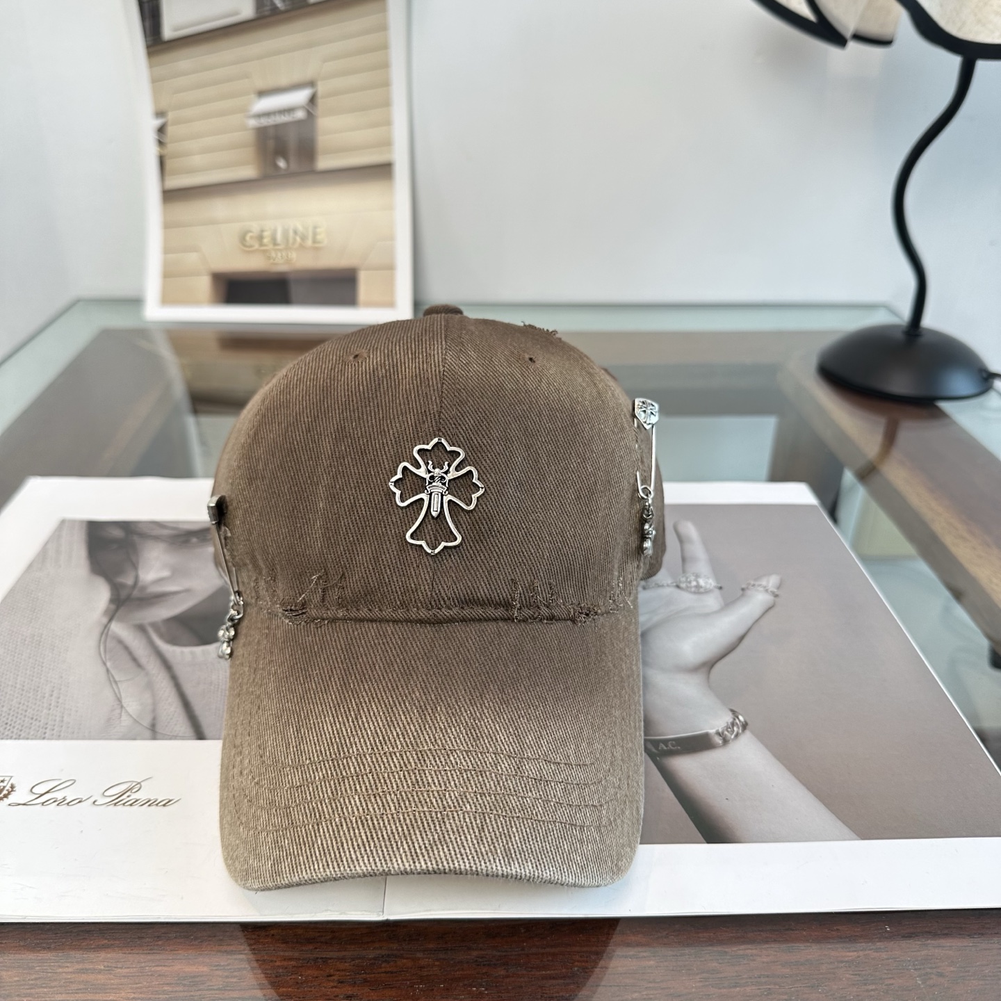 Cheap Chrome Hearts Caps in 212307, $30 USD- [IB212307] - Replica Chrome Hearts Caps