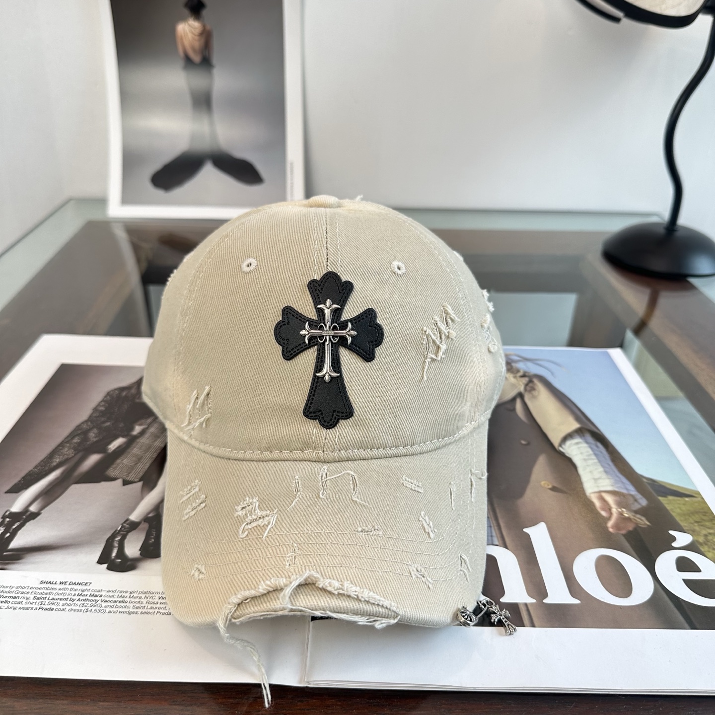 Cheap Chrome Hearts Caps in 212319, $30 USD- [IB212319] - Replica Chrome Hearts Caps