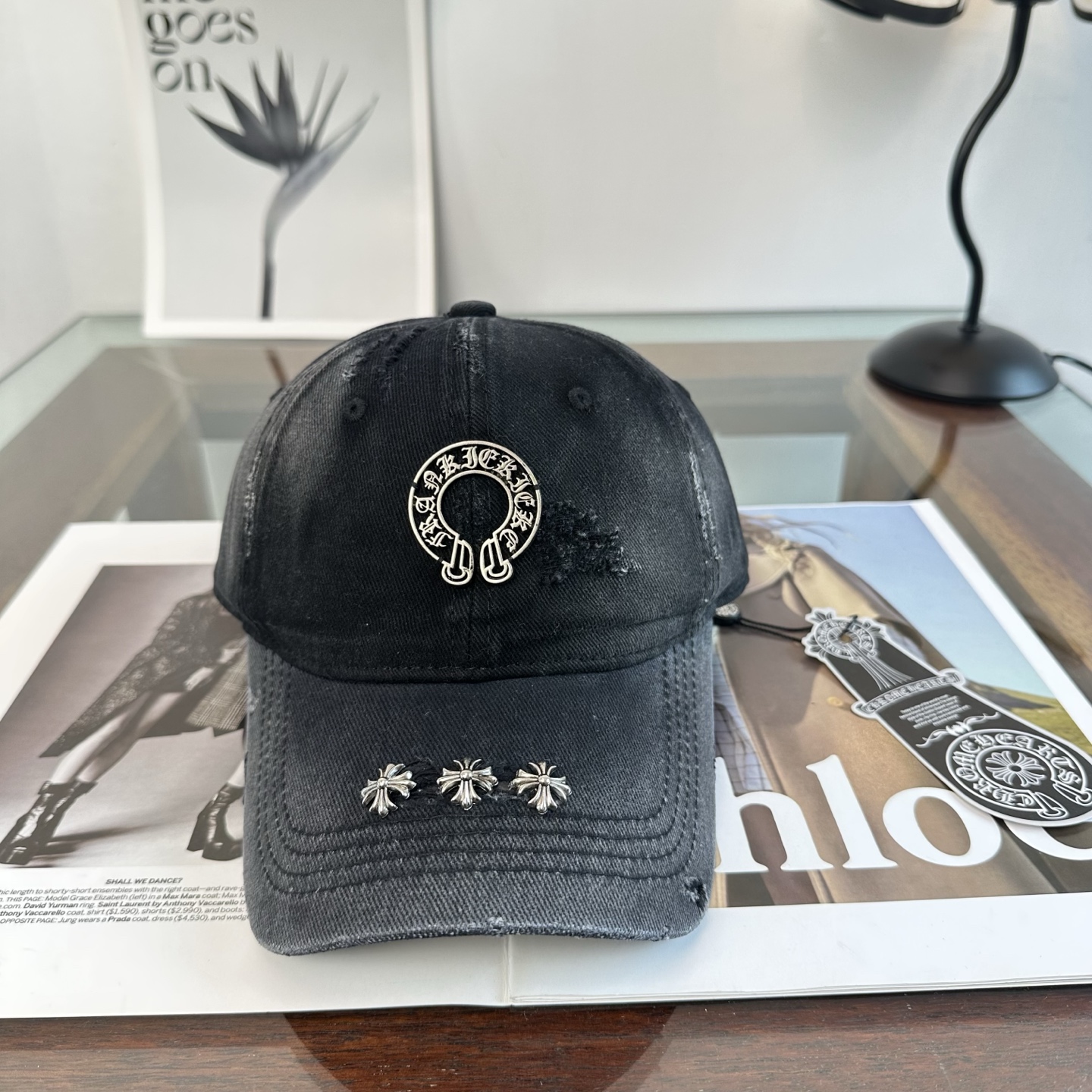 Cheap Chrome Hearts Caps in 212323, $30 USD- [IB212323] - Replica Chrome Hearts Caps