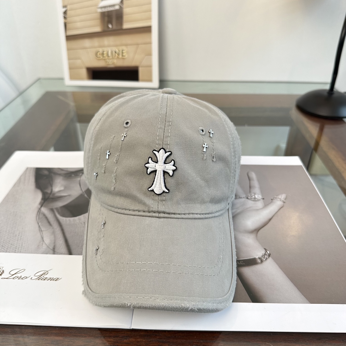 Cheap Chrome Hearts Caps in 212330, $30 USD- [IB212330] - Replica Chrome Hearts Caps