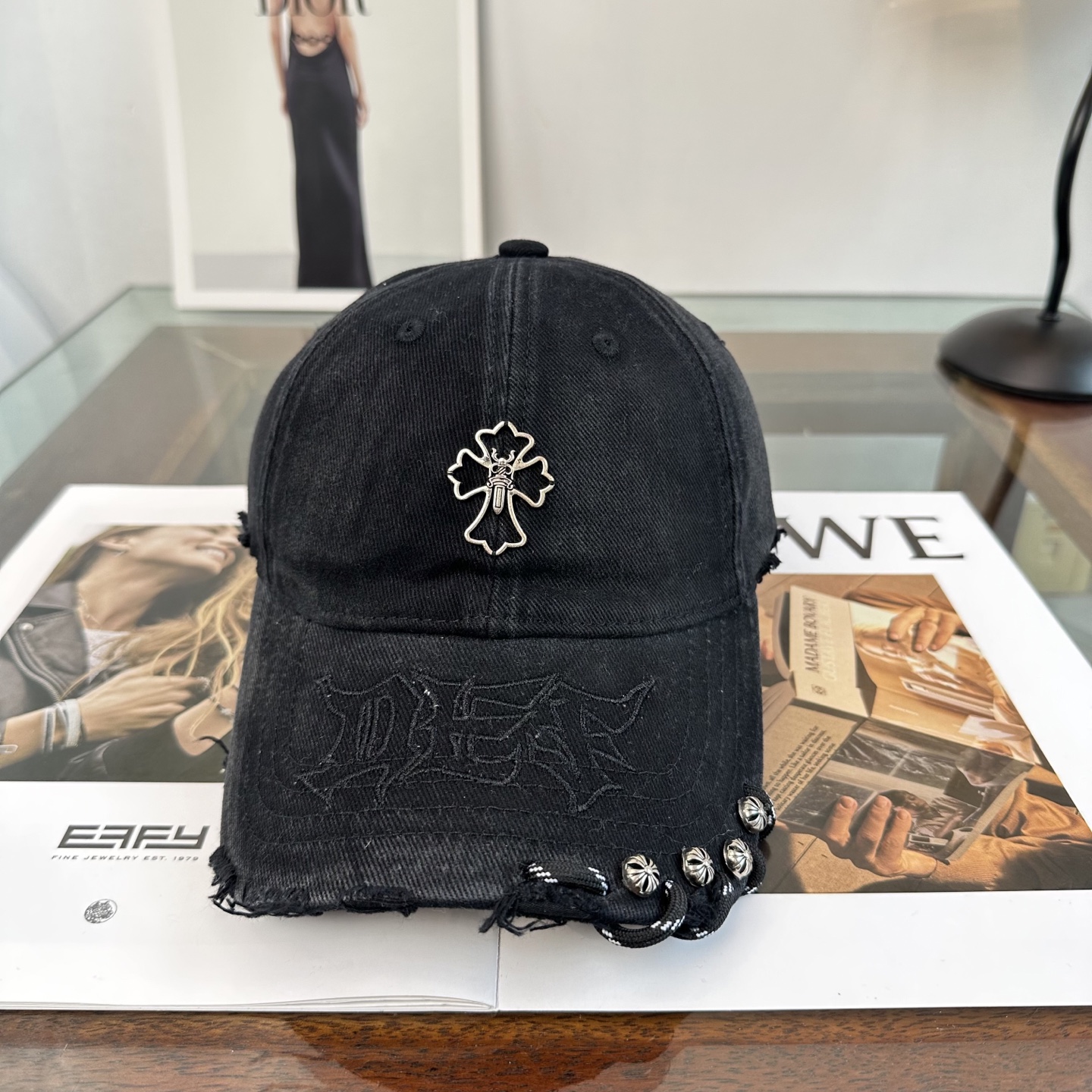 Cheap Chrome Hearts Caps in 212332, $30 USD- [IB212332] - Replica Chrome Hearts Caps