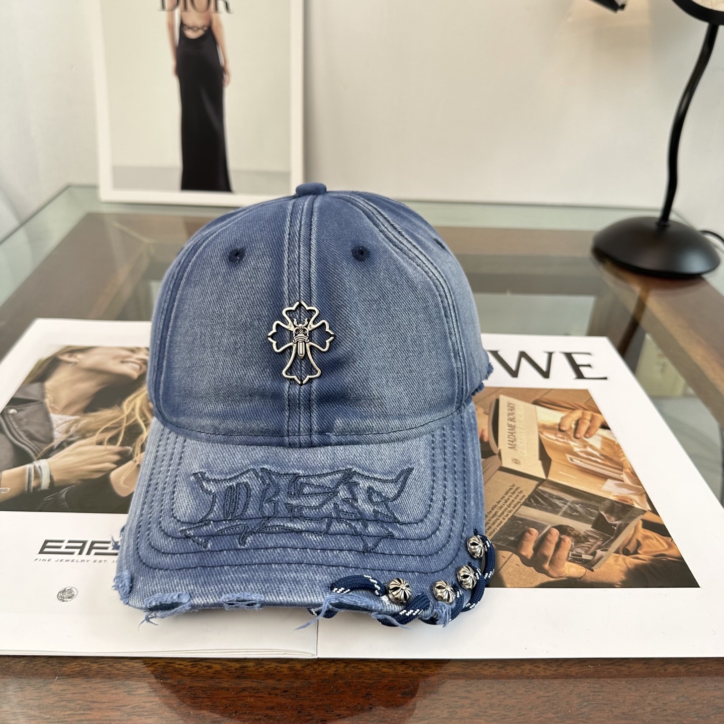 Cheap Chrome Hearts Caps in 212333, $30 USD- [IB212333] - Replica Chrome Hearts Caps