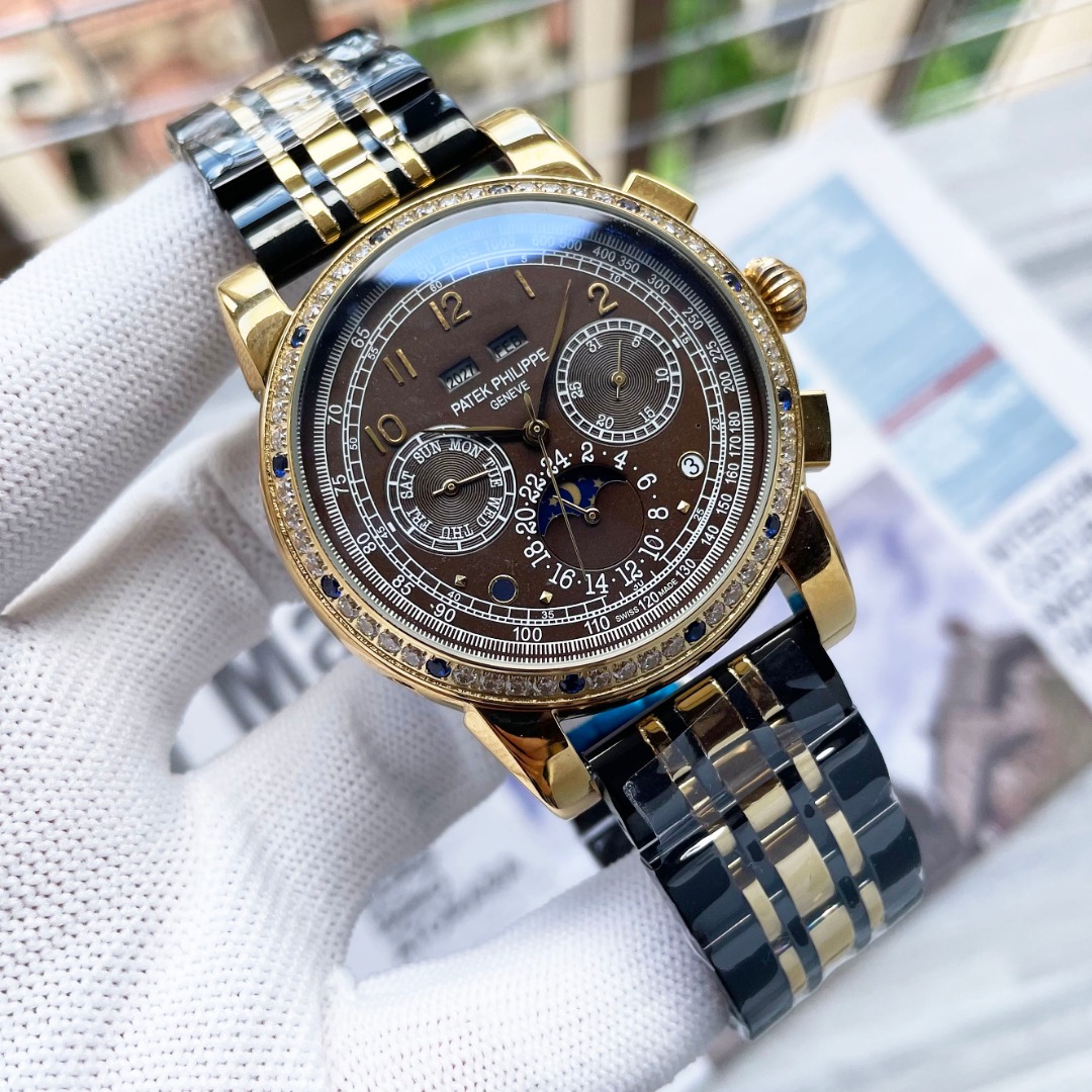 Cheap Patek Philippe high-quality mechanical wristwatch in 212421, $220 USD- [IB212421] - Replica Patek Philippe AAA Diamond Watches