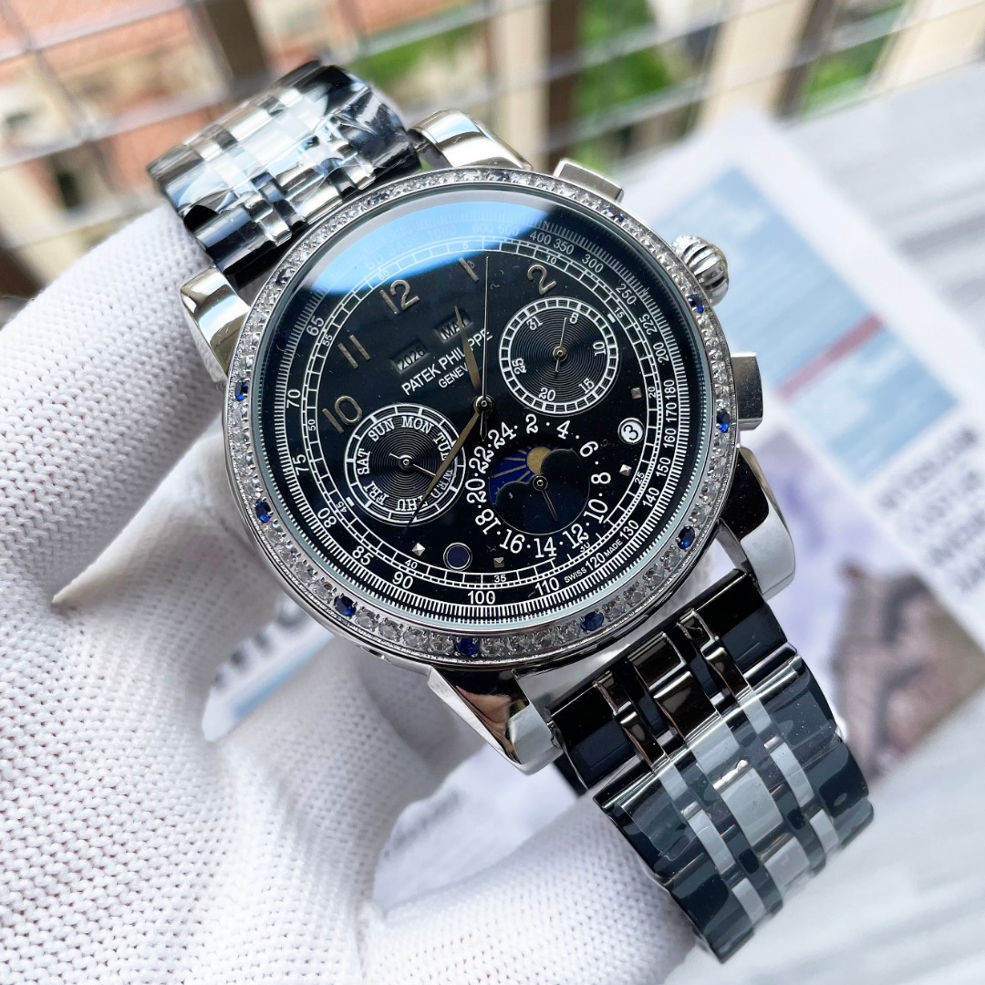 Cheap Patek Philippe high-quality mechanical wristwatch in 212422, $220 USD- [IB212422] - Replica Patek Philippe AAA Diamond Watches
