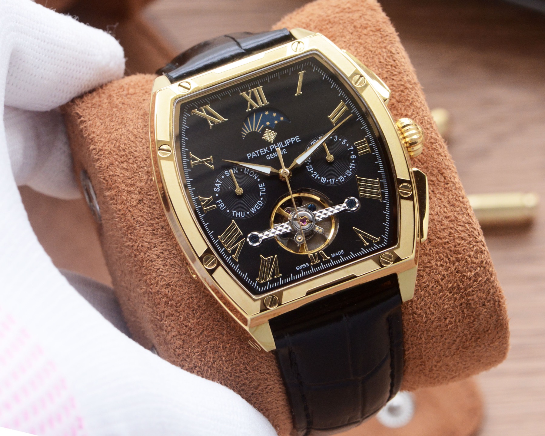 Cheap Patek Philippe high-quality mechanical wristwatch in 212444, $280 USD- [IB212444] - Replica Patek Philippe AAA Diamond Watches