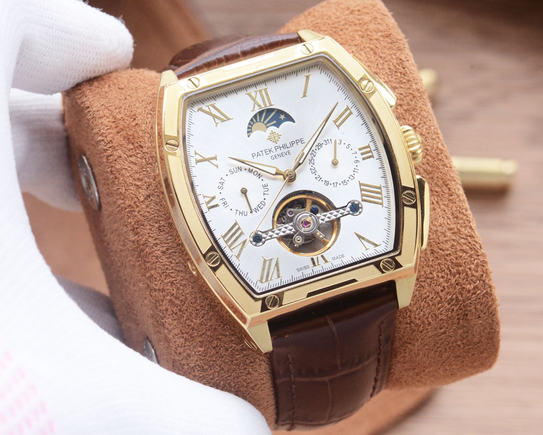 Cheap Patek Philippe high-quality mechanical wristwatch in 212446, $280 USD- [IB212446] - Replica Patek Philippe AAA Diamond Watches