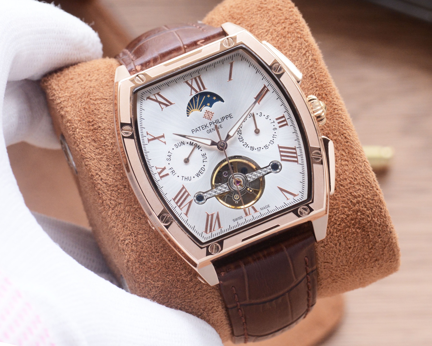 Cheap Patek Philippe high-quality mechanical wristwatch in 212447, $280 USD- [IB212447] - Replica Patek Philippe AAA Diamond Watches
