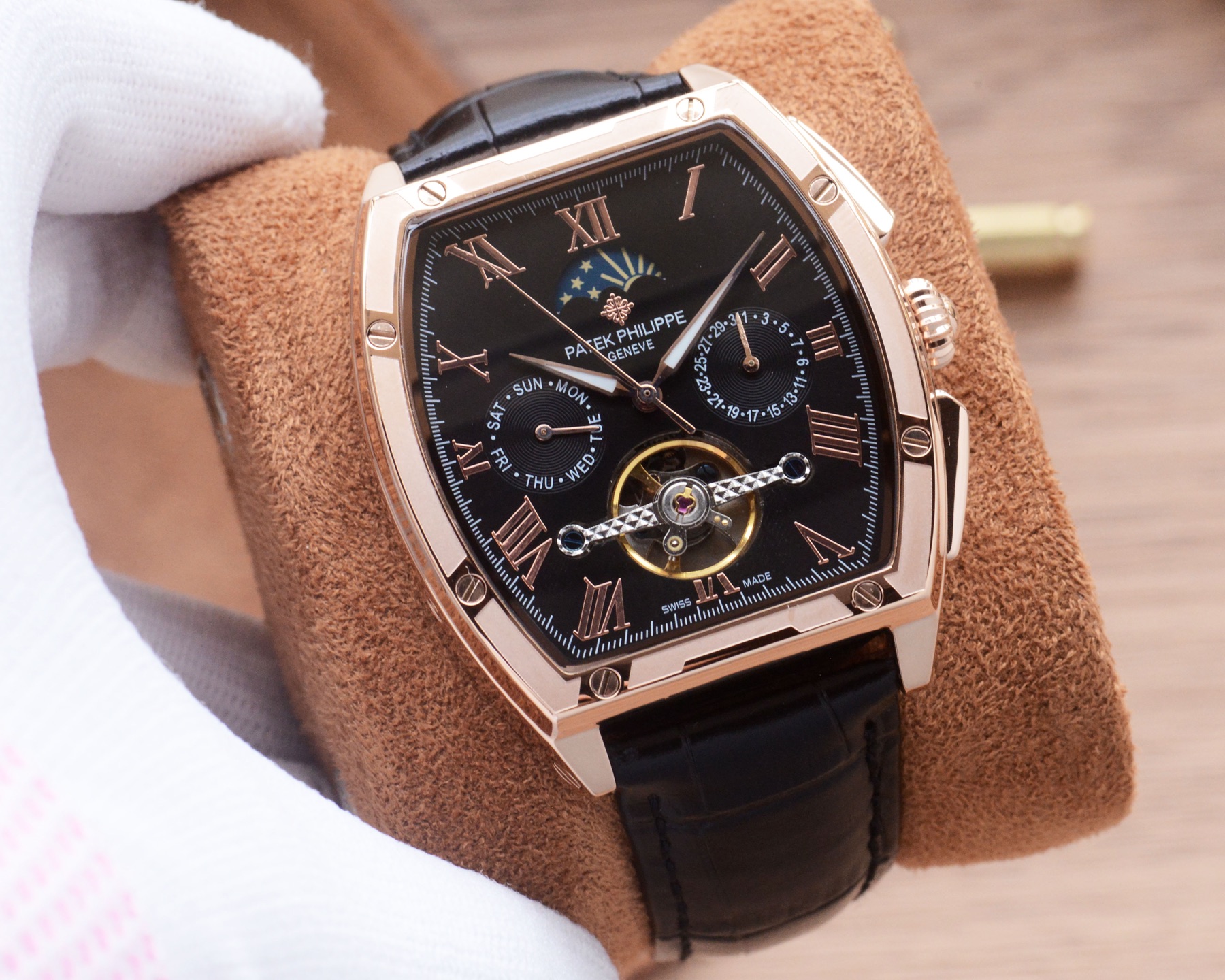 Cheap Patek Philippe high-quality mechanical wristwatch in 212448, $280 USD- [IB212448] - Replica Patek Philippe AAA Diamond Watches