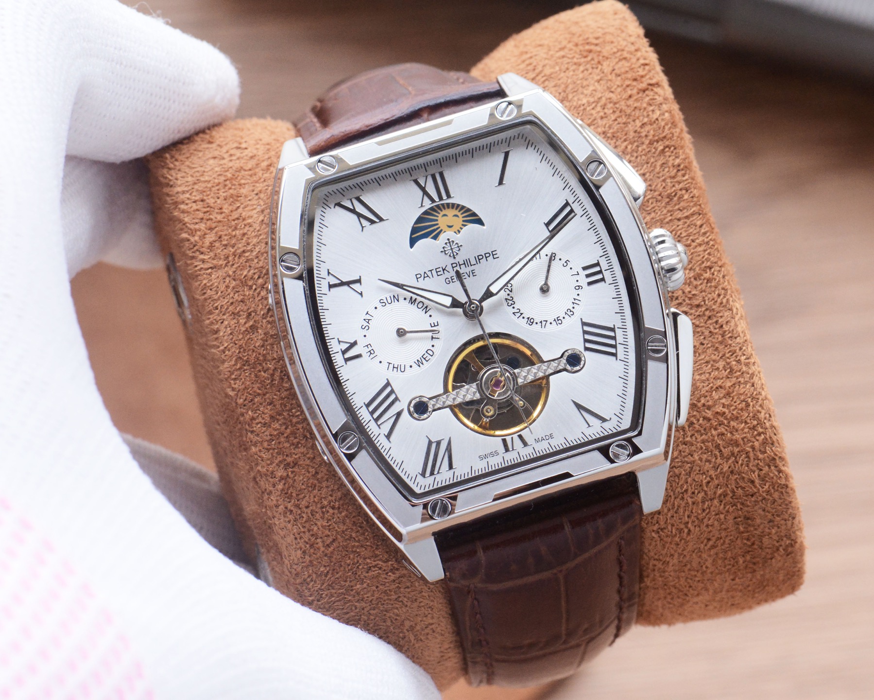 Cheap Patek Philippe high-quality mechanical wristwatch in 212449, $280 USD- [IB212449] - Replica Patek Philippe AAA Diamond Watches