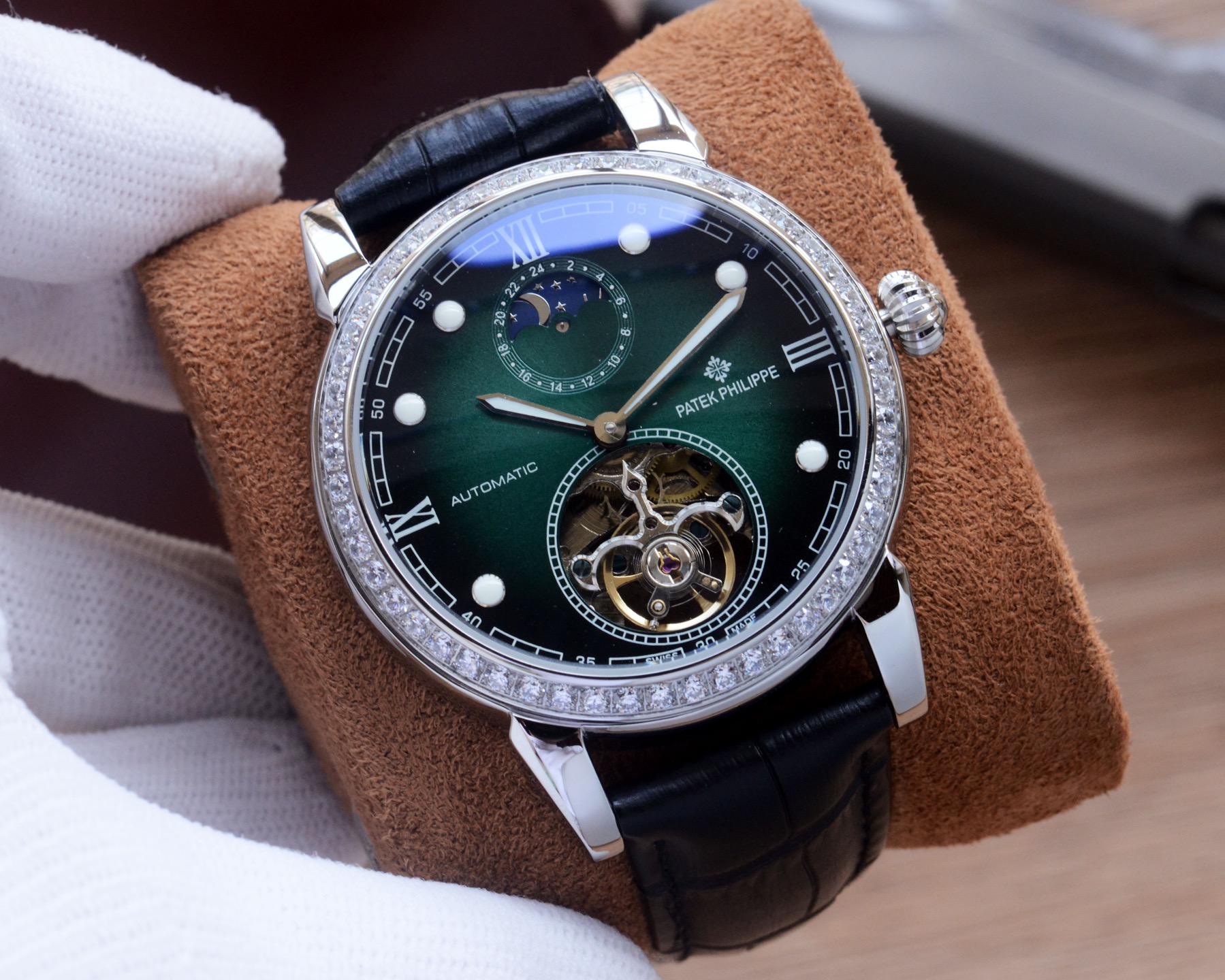 Cheap Patek Philippe high-quality mechanical wristwatch in 212451, $280 USD- [IB212451] - Replica Patek Philippe AAA Diamond Watches