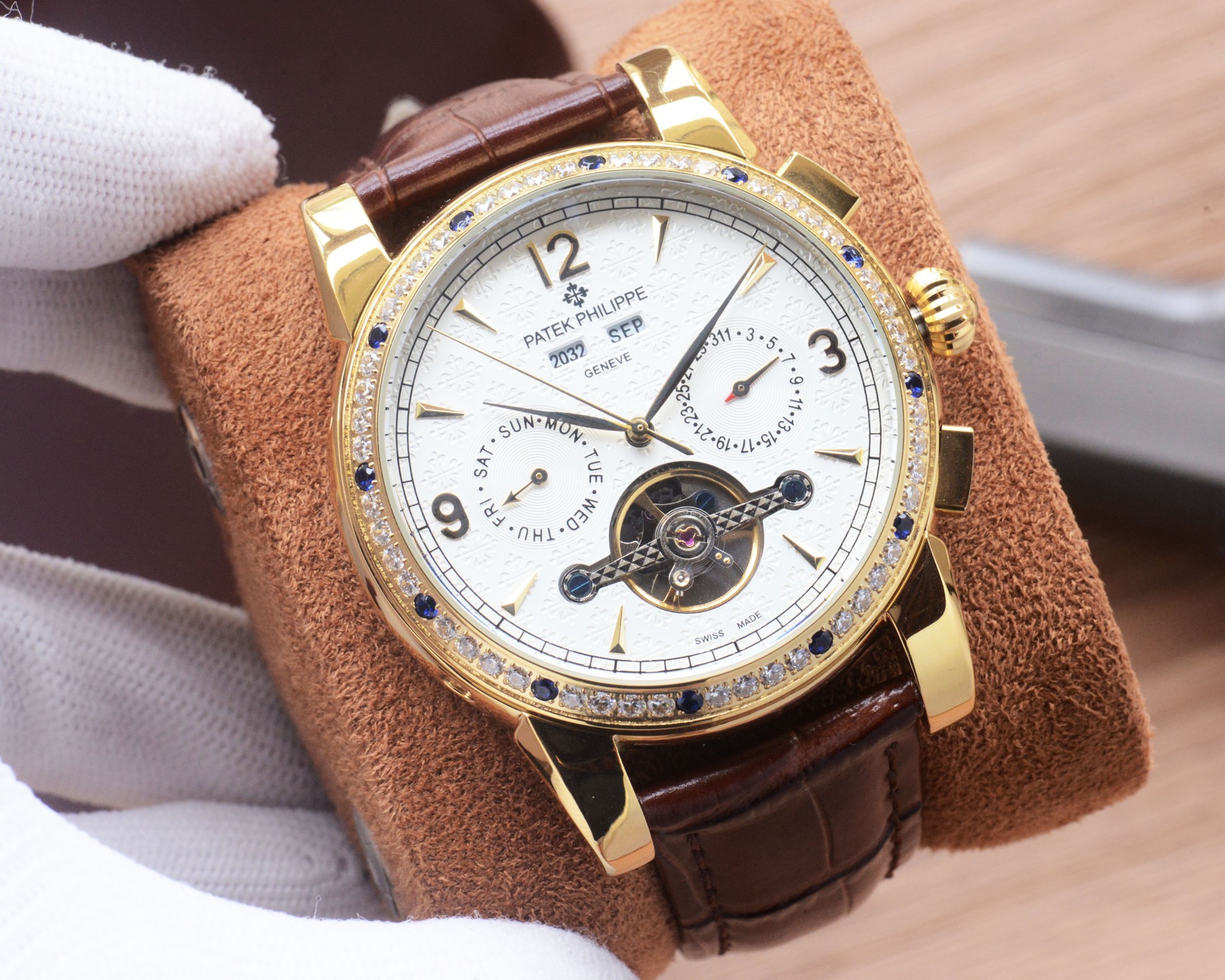 Cheap Patek Philippe high-quality mechanical wristwatch in 212466, $280 USD- [IB212466] - Replica Patek Philippe AAA Diamond Watches