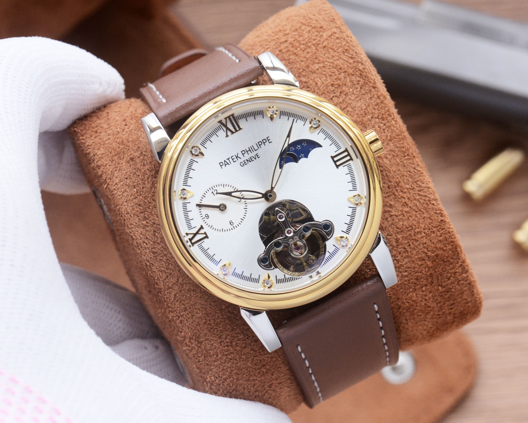 Cheap Patek Philippe high-quality mechanical wristwatch in 212468, $280 USD- [IB212468] - Replica Patek Philippe AAA Diamond Watches