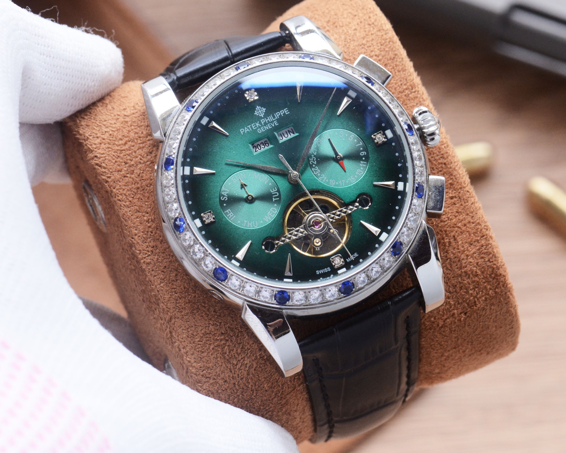 Cheap Patek Philippe high-quality mechanical wristwatch in 212472, $280 USD- [IB212472] - Replica Patek Philippe AAA Diamond Watches