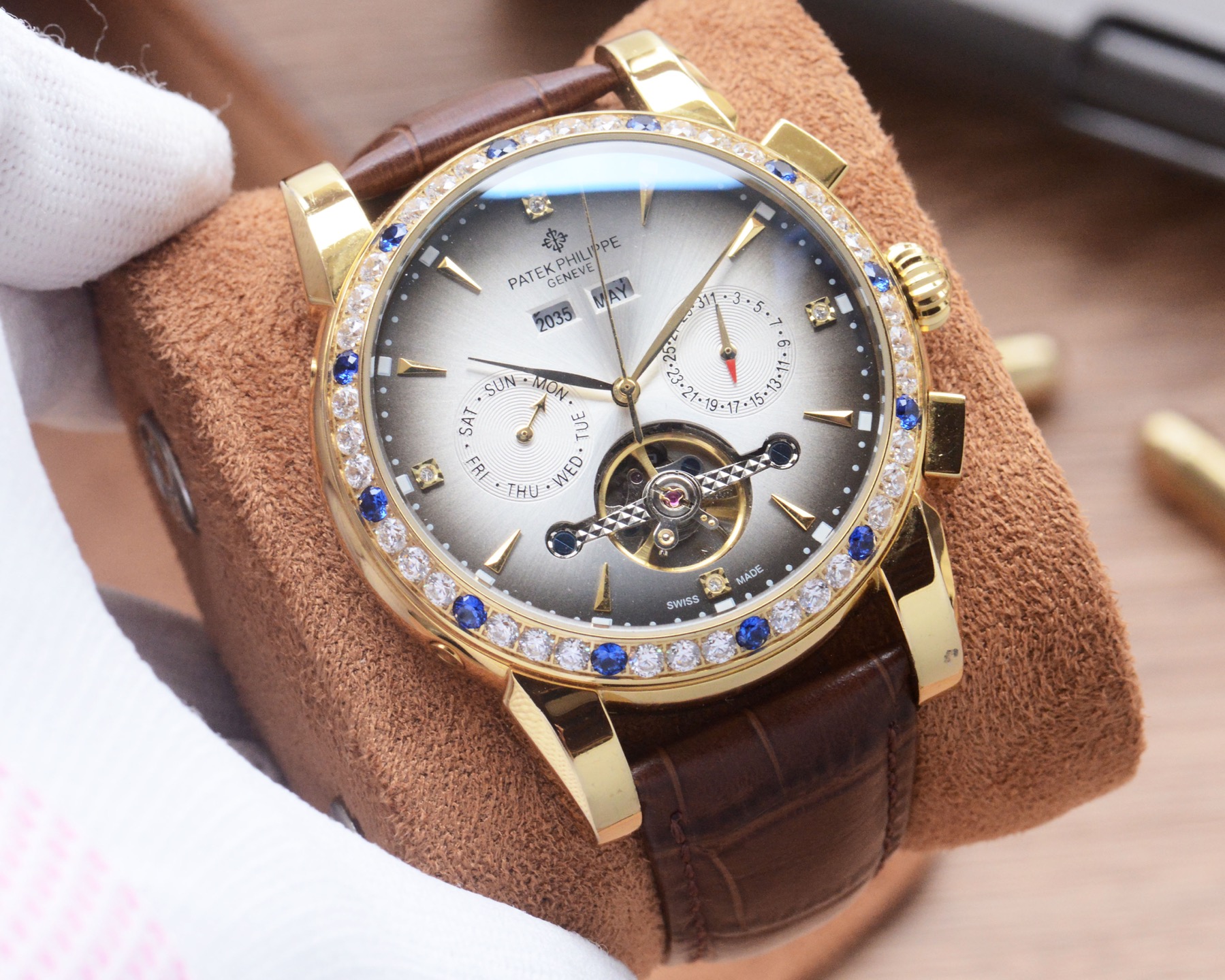 Cheap Patek Philippe high-quality mechanical wristwatch in 212473, $280 USD- [IB212473] - Replica Patek Philippe AAA Diamond Watches