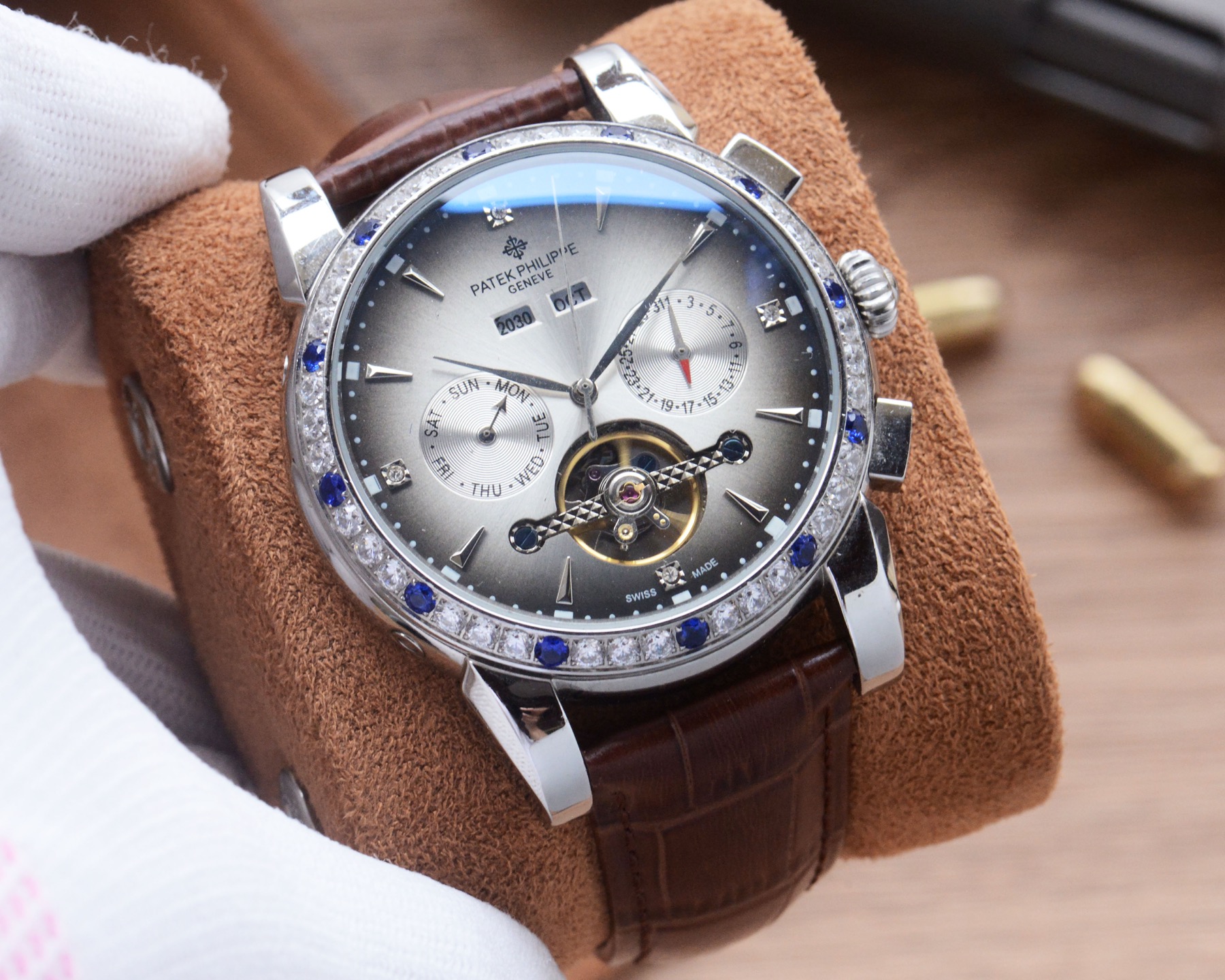 Cheap Patek Philippe high-quality mechanical wristwatch in 212475, $280 USD- [IB212475] - Replica Patek Philippe AAA Diamond Watches