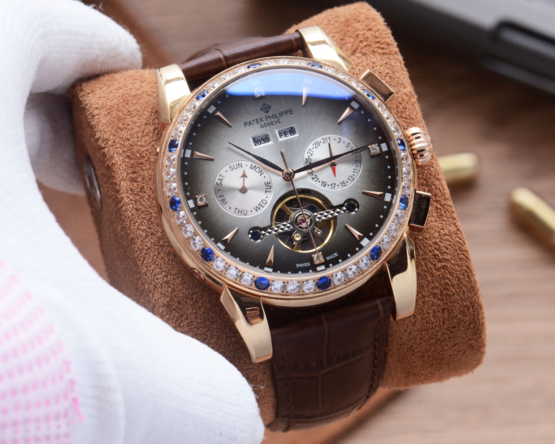 Cheap Patek Philippe high-quality mechanical wristwatch in 212476, $280 USD- [IB212476] - Replica Patek Philippe AAA Diamond Watches
