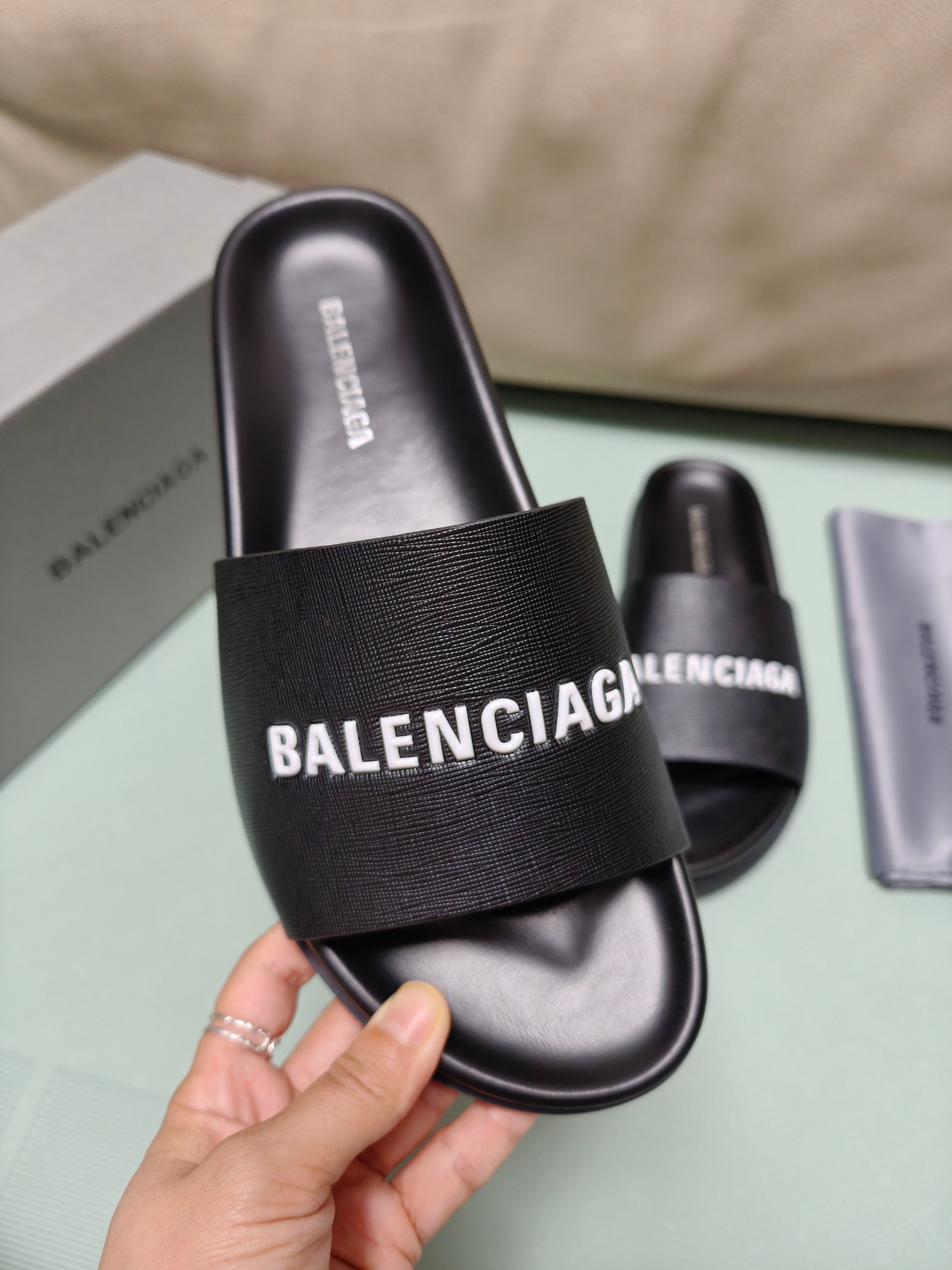 Cheap Balenciaga Slippers For Men in 212556, $60 USD- [IB212556] - Replica Balenciaga Slippers For Men