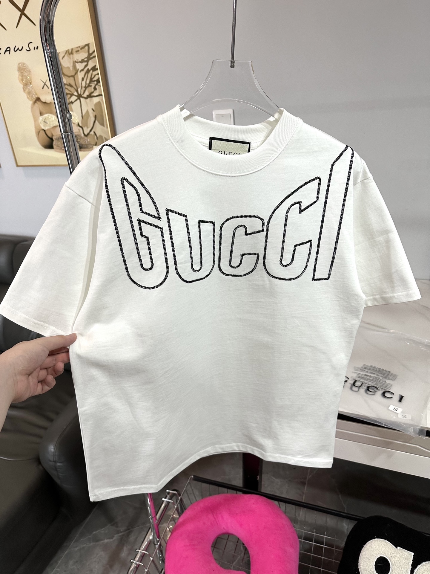 Cheap Gucci T-shirts for Women in 212671, $30 USD- [IB212671] - Replica Gucci T-shirts for Women