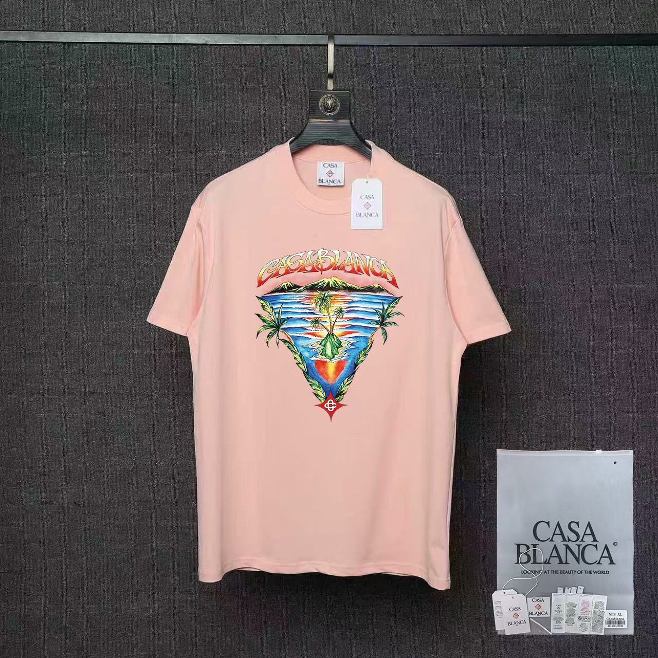 Cheap Casablanca T-shirts for Men in 212714, $30 USD- [IB212714] - Replica Casablanca T-shirts for Men