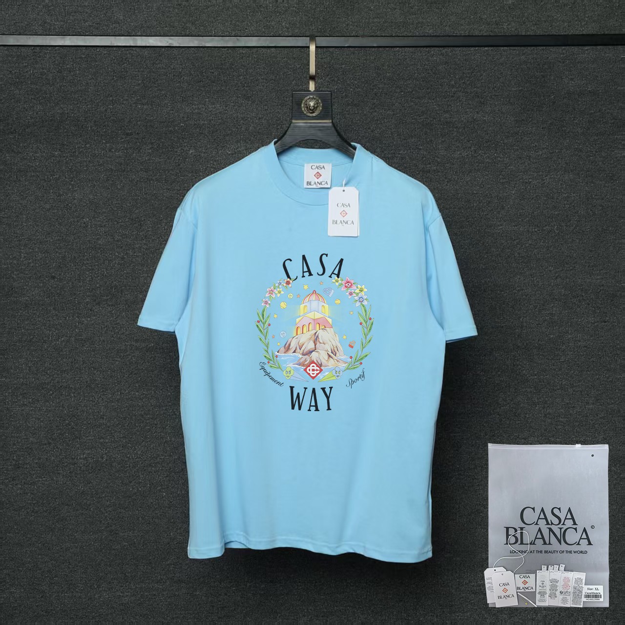 Cheap Casablanca T-shirts for Men in 212728, $30 USD- [IB212728] - Replica Casablanca T-shirts for Men