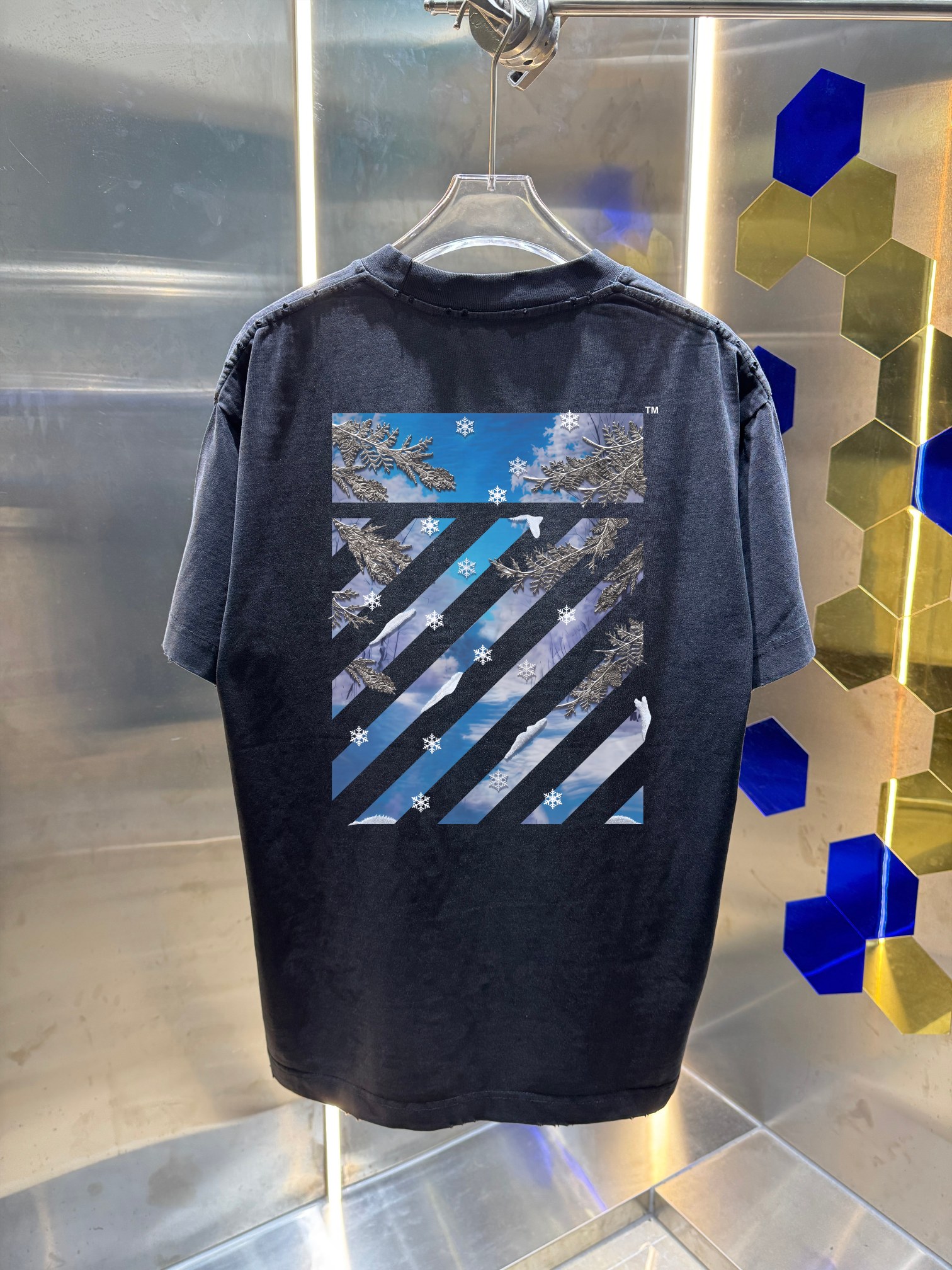 Cheap OFF WHITE T-shirts for Men in 212743, $30 USD- [IB212743] - Replica OFF WHITE T-shirts for Men