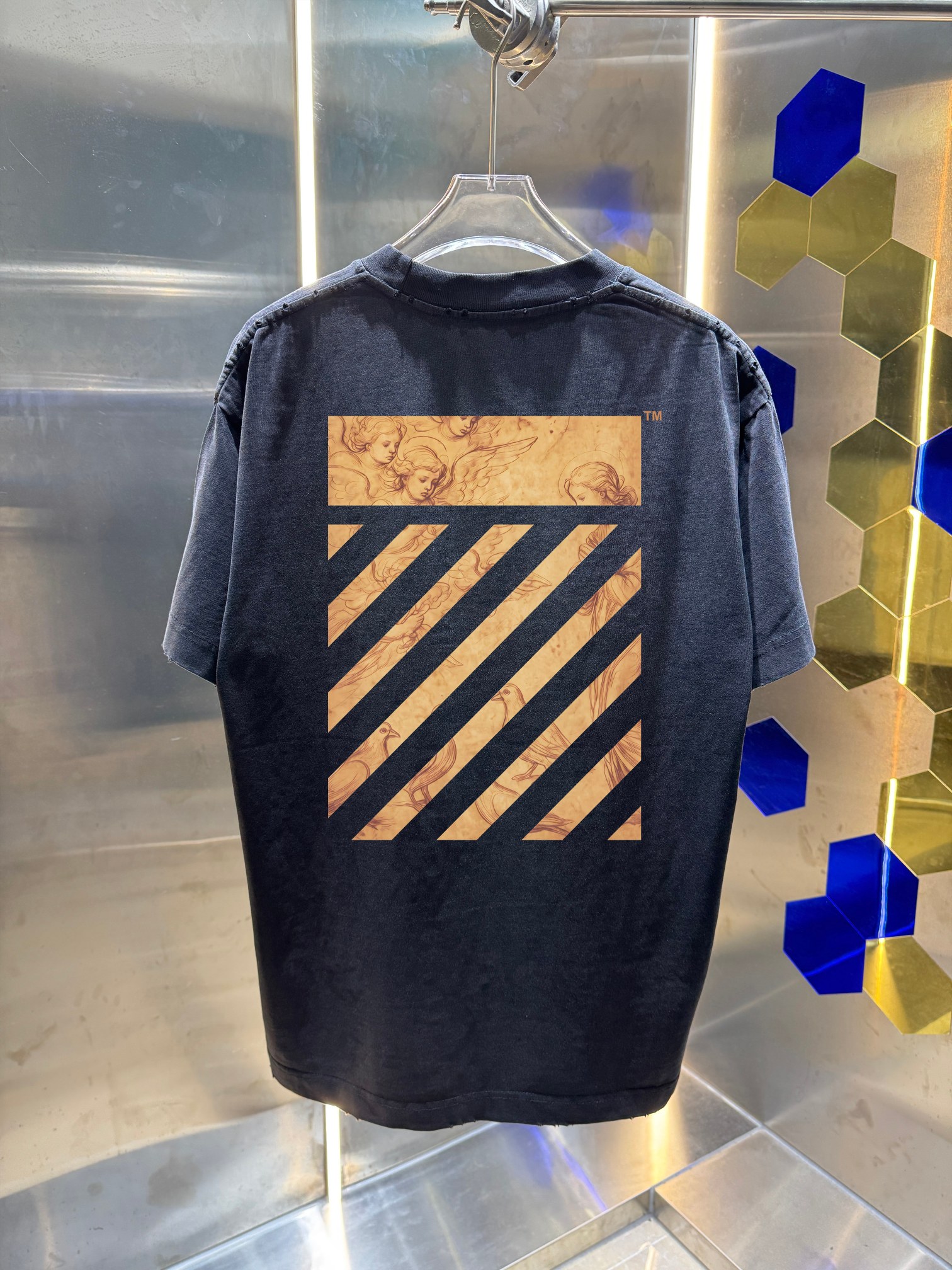 Cheap OFF WHITE T-shirts for Men in 212746, $30 USD- [IB212746] - Replica OFF WHITE T-shirts for Men