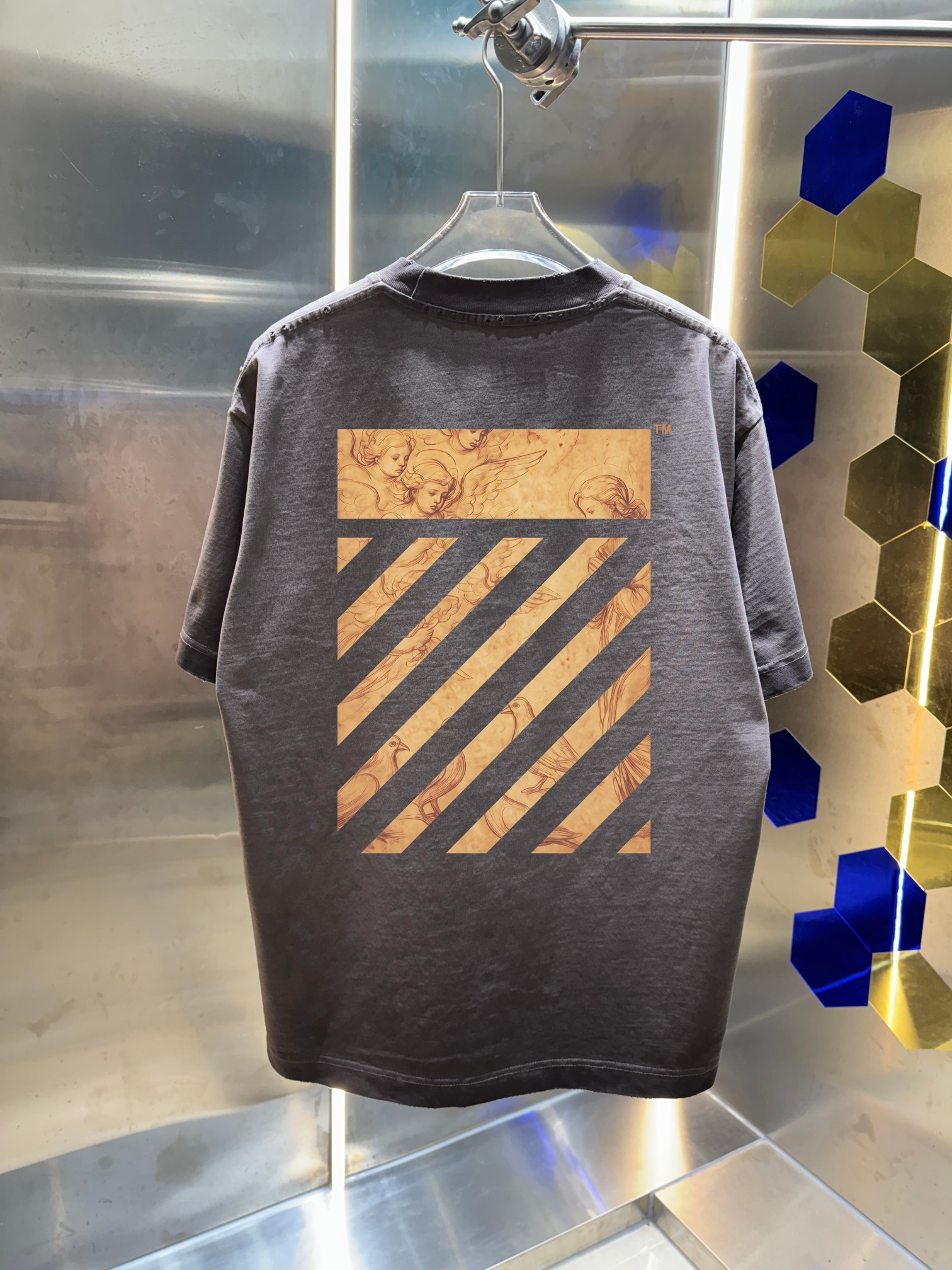 Cheap OFF WHITE T-shirts for Men in 212747, $30 USD- [IB212747] - Replica OFF WHITE T-shirts for Men