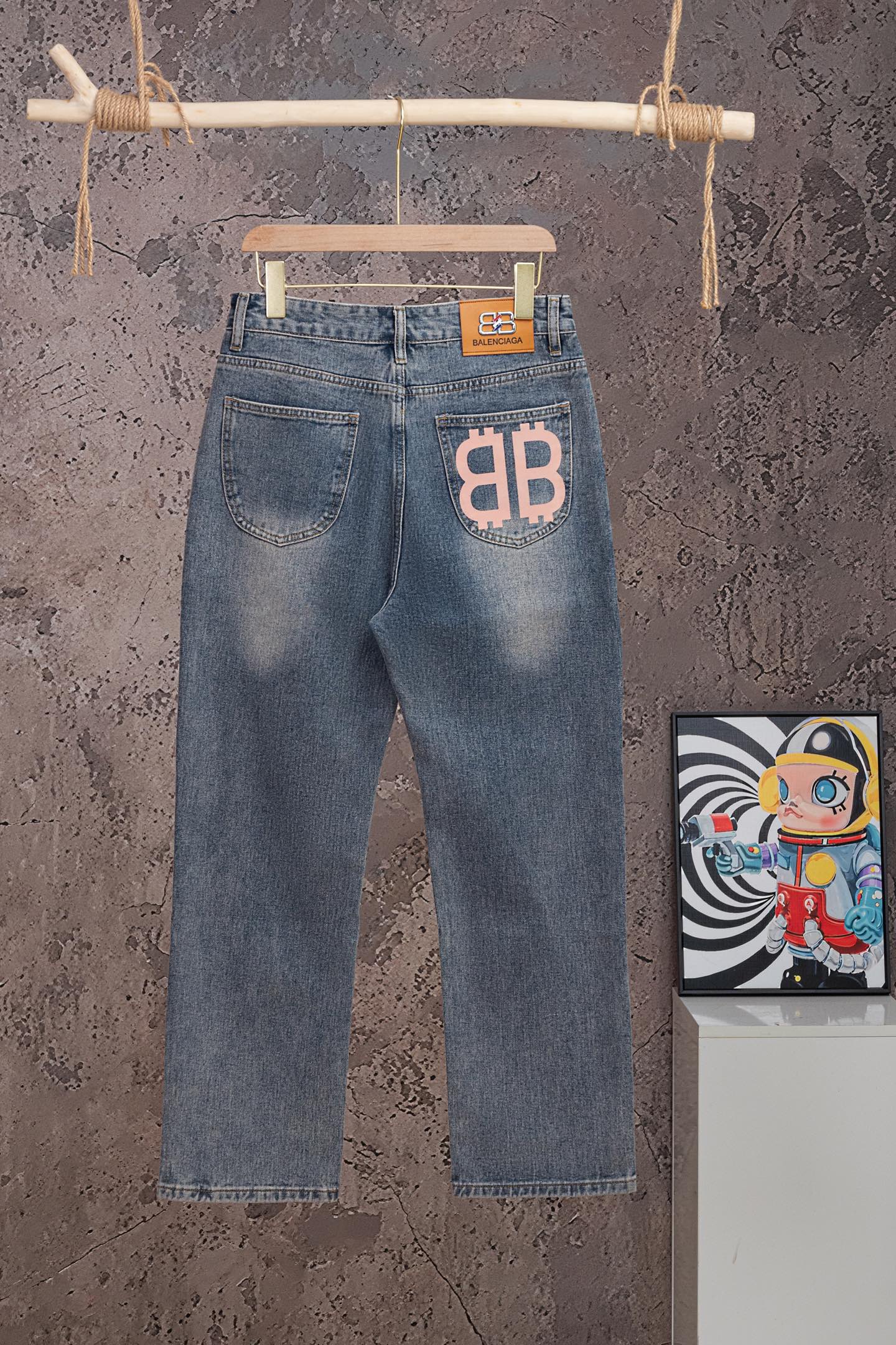 Cheap balenciaga Jeans in 212784, $70 USD- [IB212784] - Replica balenciaga Jeans