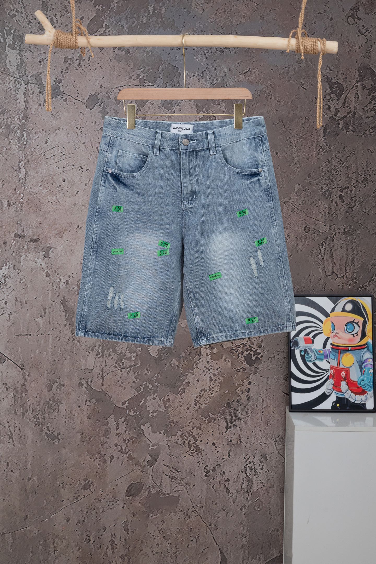 Cheap balenciaga Jeans in 212795, $45 USD- [IB212795] - Replica balenciaga Jeans