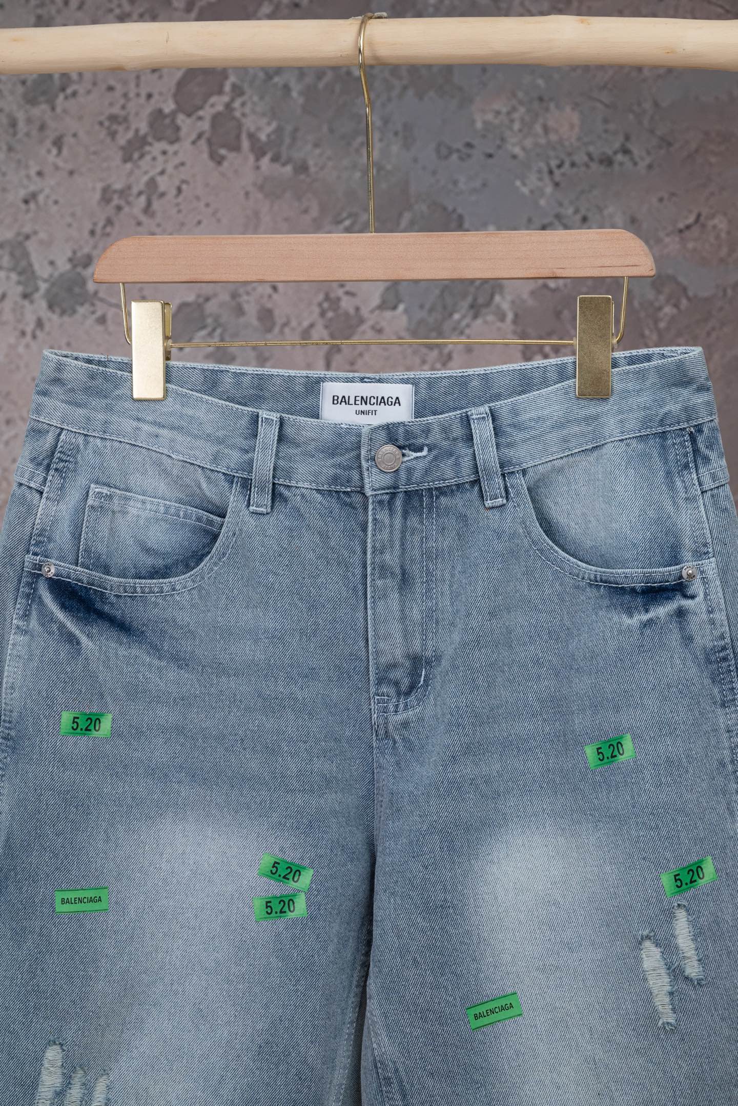 Cheap balenciaga Jeans in 212795, $45 USD- [IB212795] - Replica balenciaga Jeans