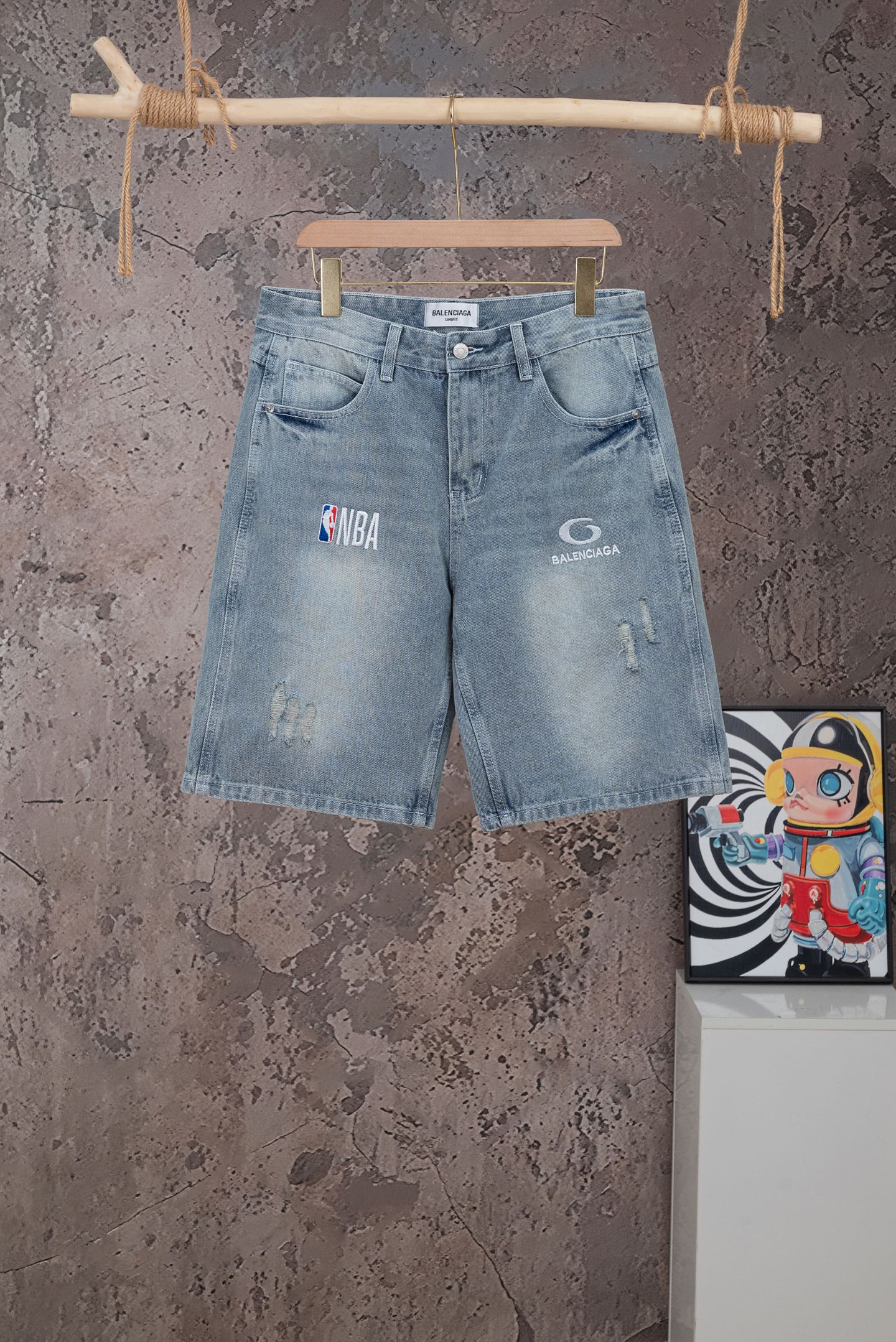 Cheap balenciaga Jeans in 212796, $45 USD- [IB212796] - Replica balenciaga Jeans