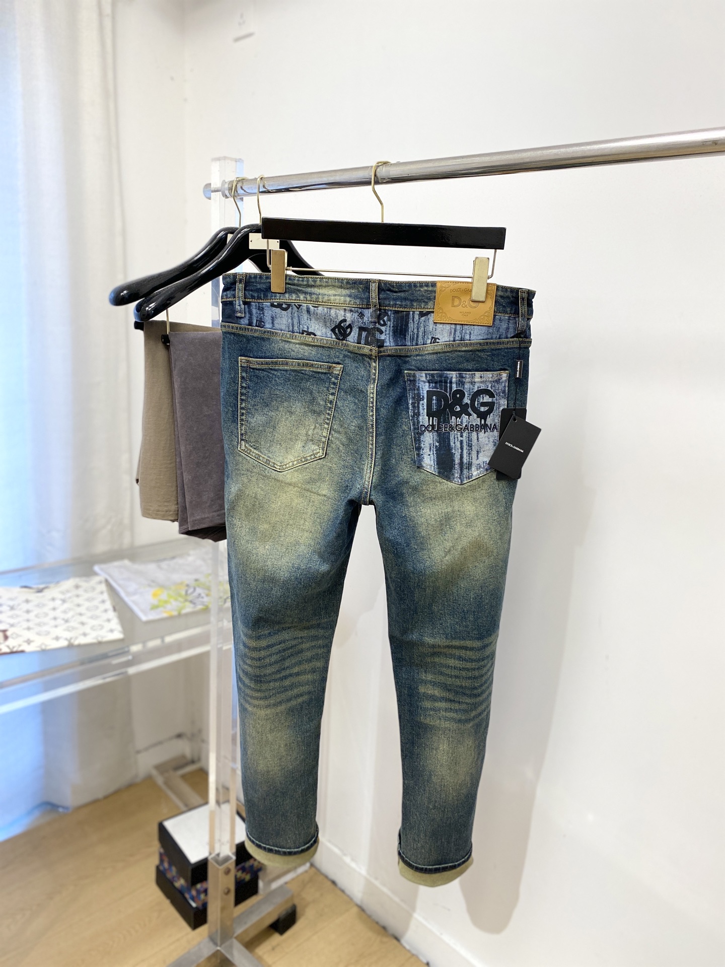 Cheap DG Jeans for Men in 212827, $65 USD- [IB212827] - Replica DG Jeans for Men