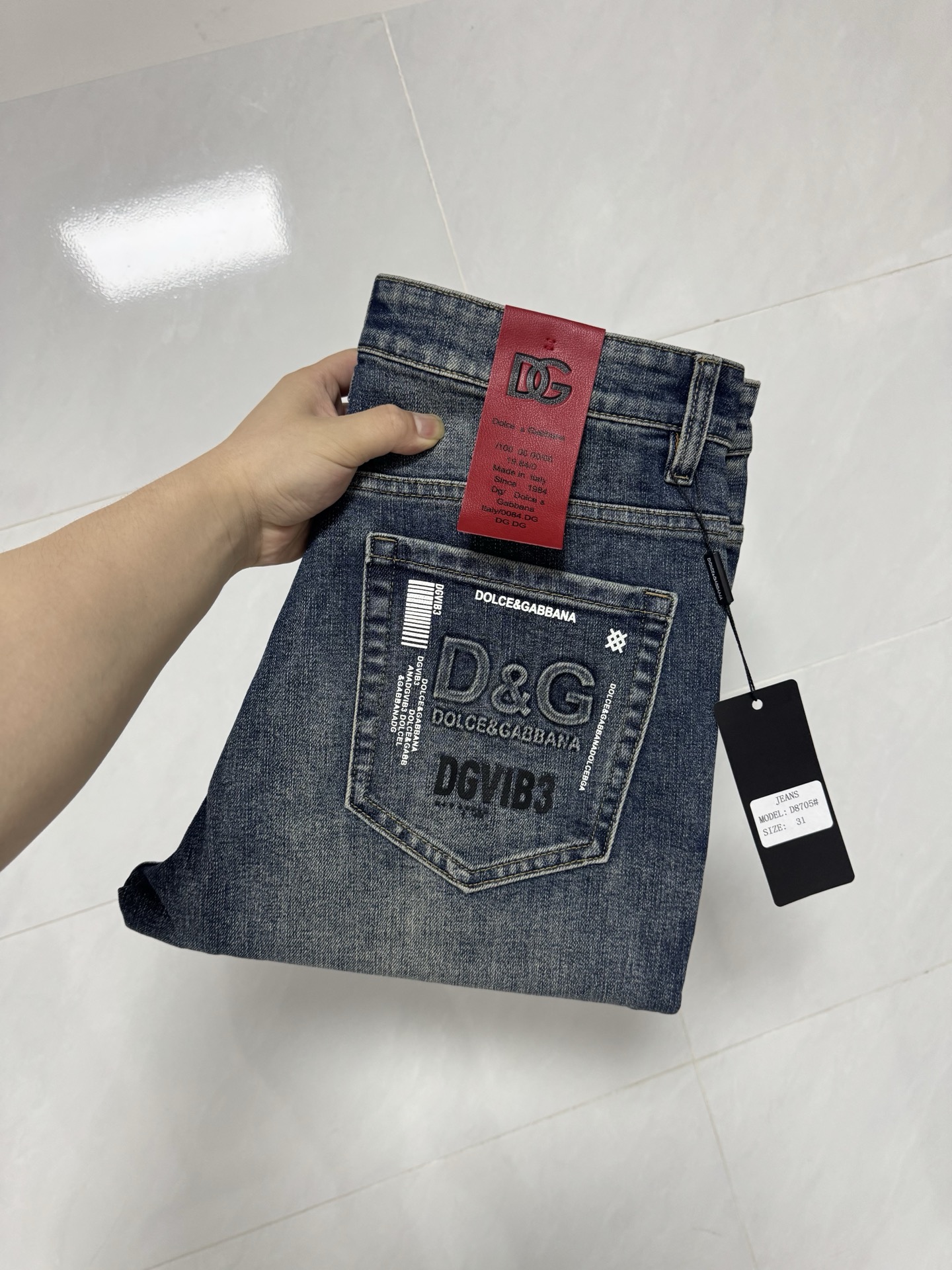 Cheap DG Jeans for Men in 212831, $65 USD- [IB212831] - Replica DG Jeans for Men