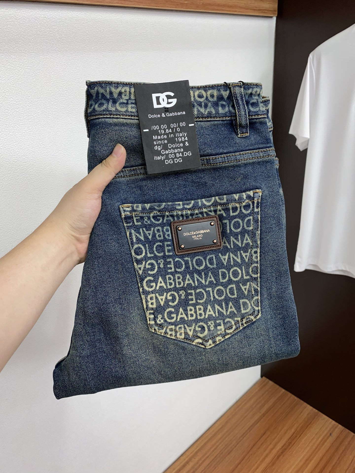 Cheap DG Jeans for Men in 212841, $65 USD- [IB212841] - Replica DG Jeans for Men