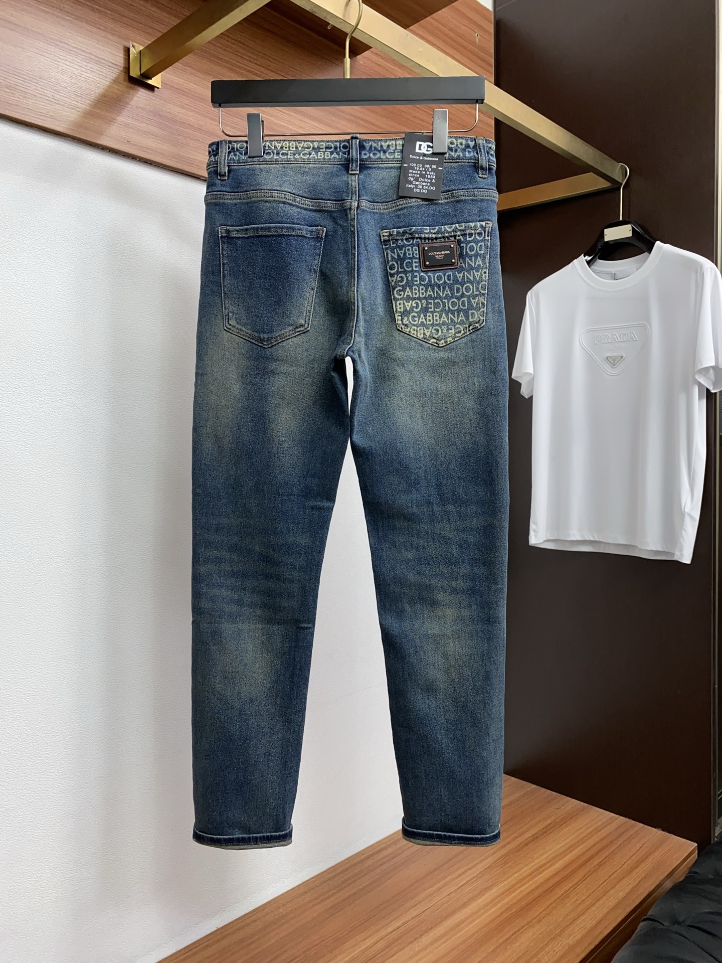 Cheap DG Jeans for Men in 212841, $65 USD- [IB212841] - Replica DG Jeans for Men