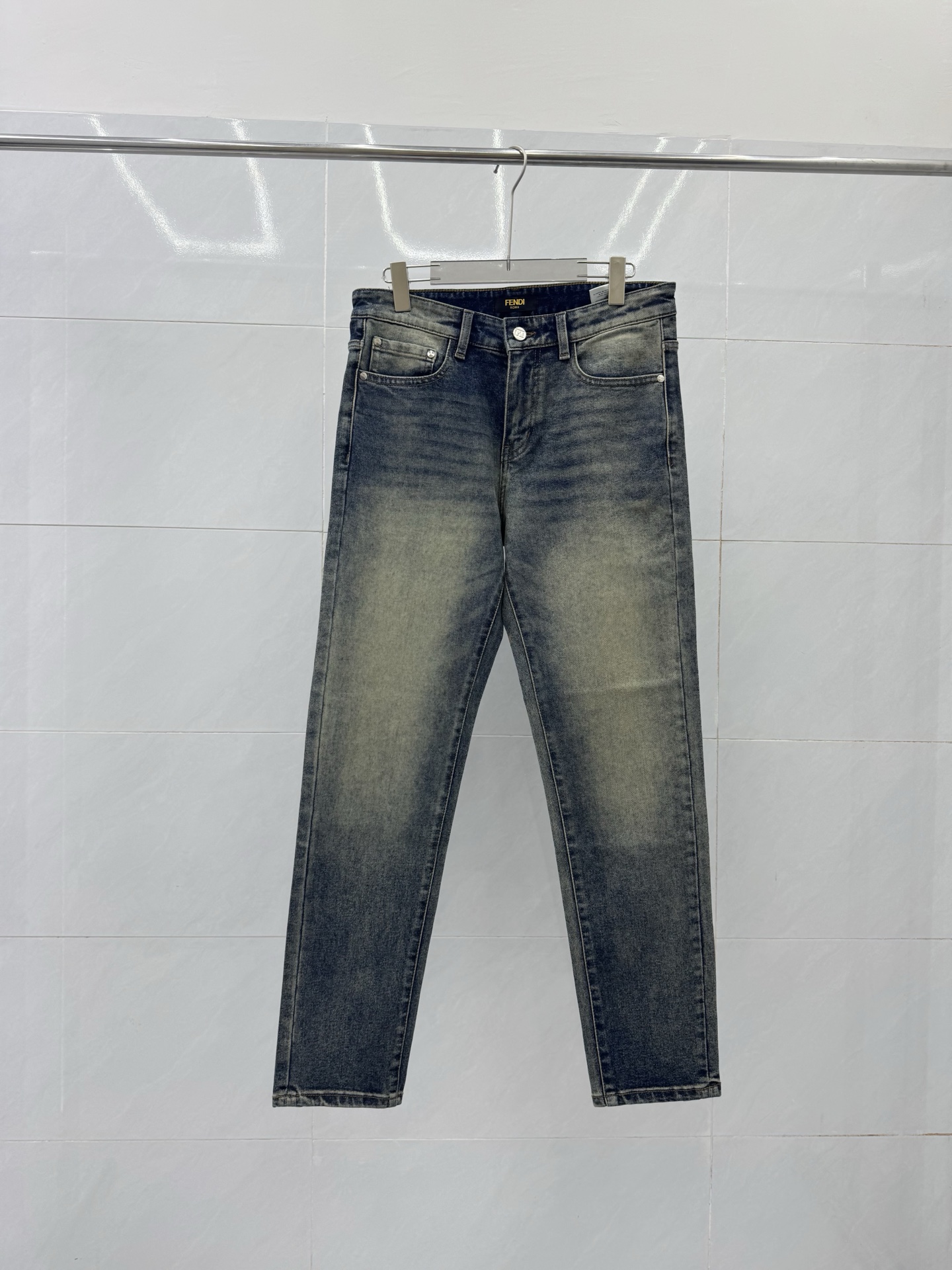 Cheap Fendi Jeans for Men in 212847, $65 USD- [IB212847] - Replica Fendi Jeans for Men