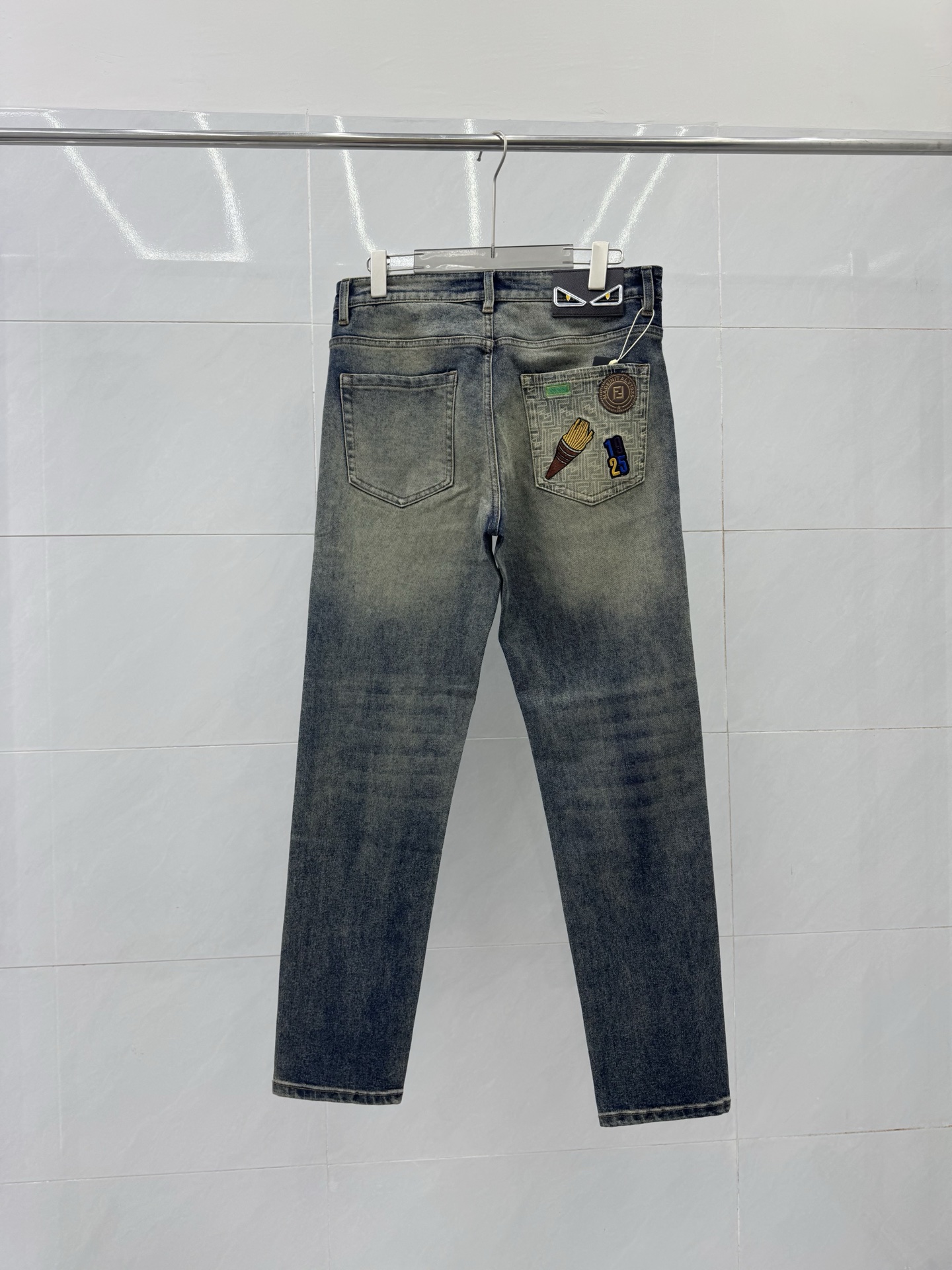 Cheap Fendi Jeans for Men in 212847, $65 USD- [IB212847] - Replica Fendi Jeans for Men