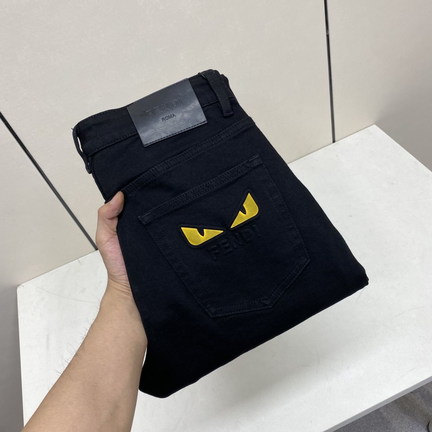 Cheap Fendi Jeans for Men in 212850, $65 USD- [IB212850] - Replica Fendi Jeans for Men