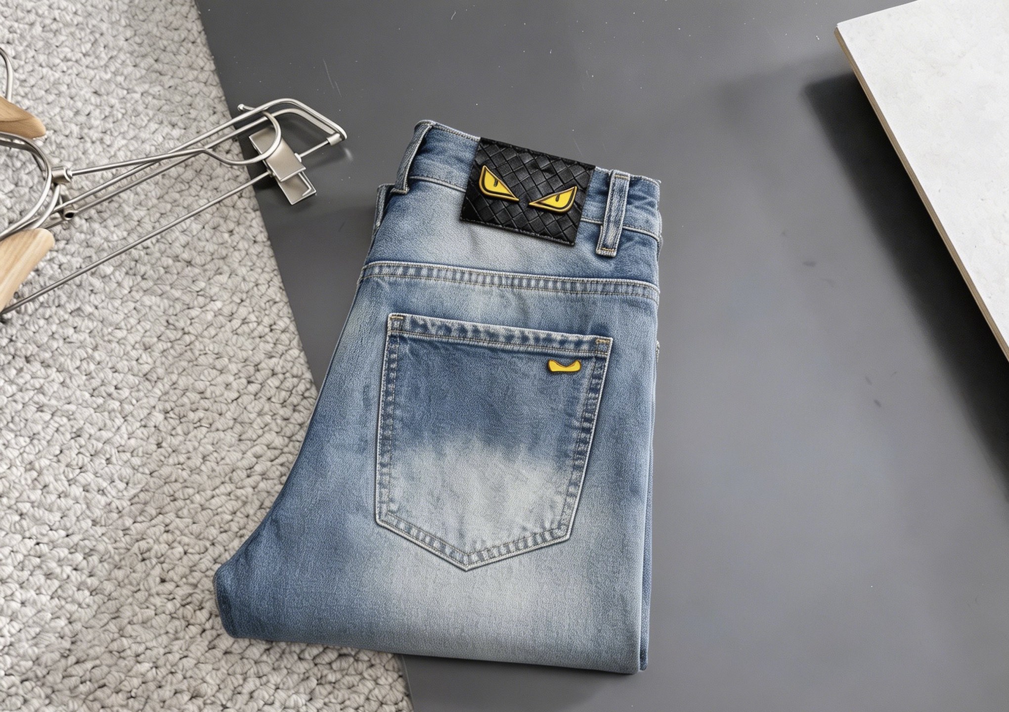 Cheap Fendi Jeans for Men in 212852, $65 USD- [IB212852] - Replica Fendi Jeans for Men