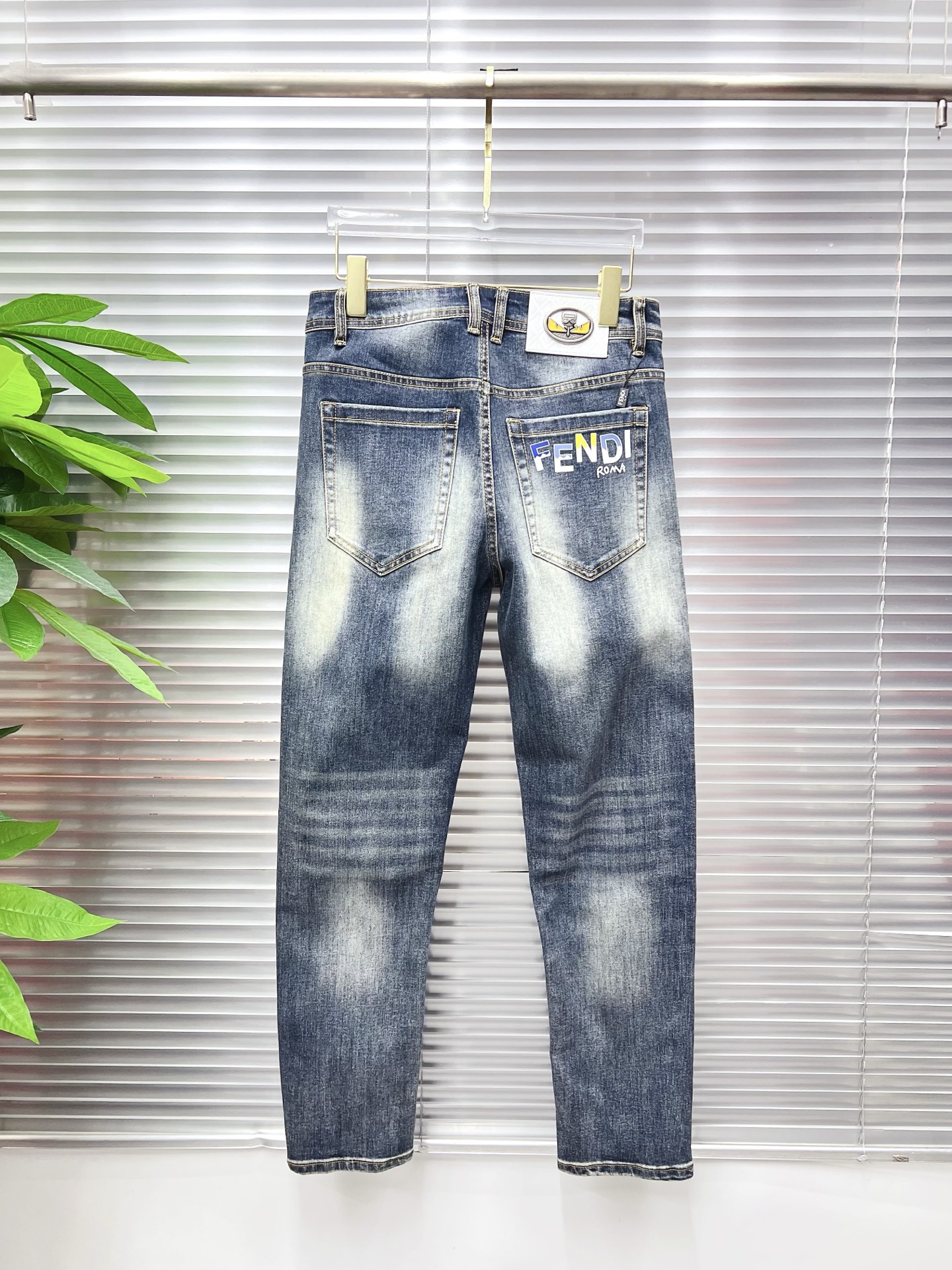 Cheap Fendi Jeans for Men in 212854, $65 USD- [IB212854] - Replica Fendi Jeans for Men
