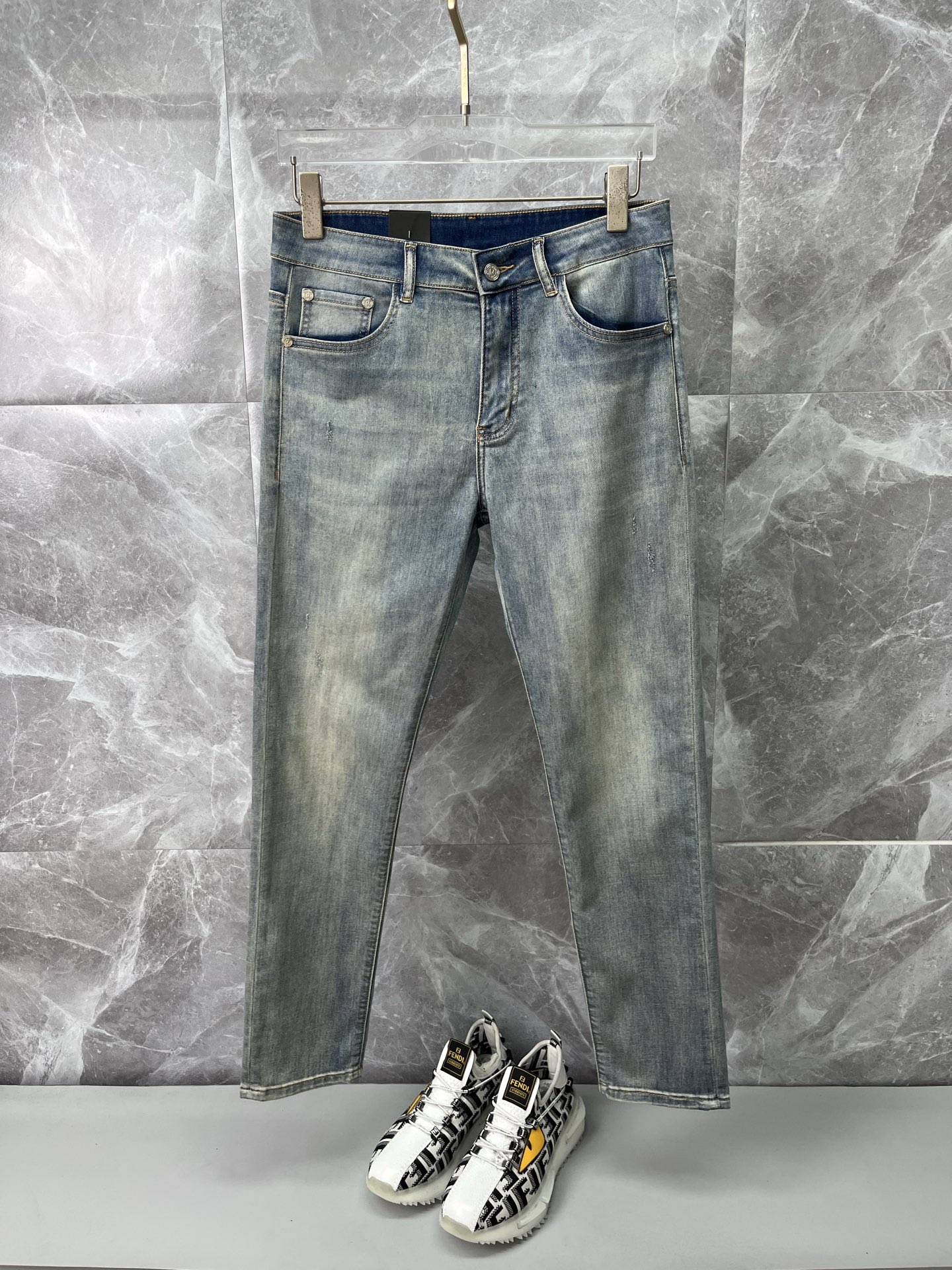 Cheap Fendi Jeans for Men in 212858, $65 USD- [IB212858] - Replica Fendi Jeans for Men