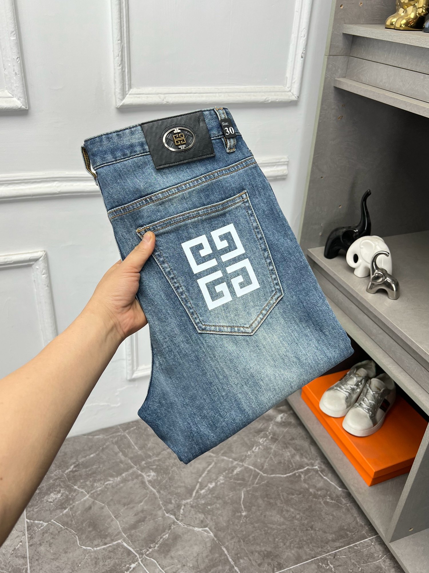Cheap Givenchy Jeans in 212866, $65 USD- [IB212866] - Replica Givenchy Jeans