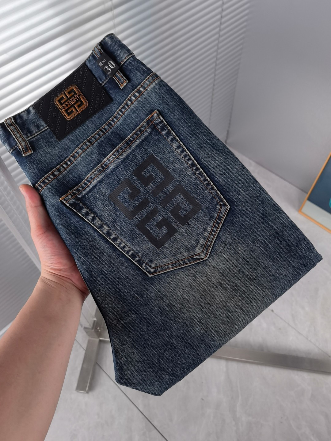 Cheap Givenchy Jeans in 212867, $65 USD- [IB212867] - Replica Givenchy Jeans