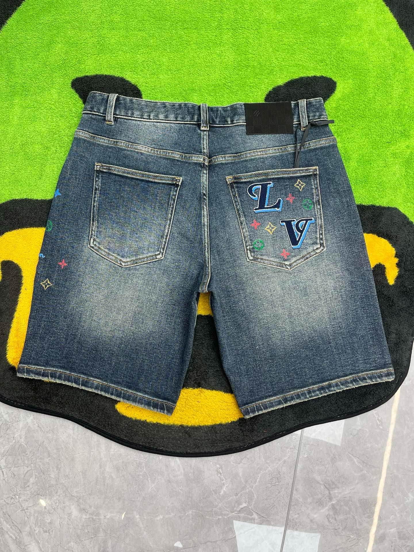 Cheap Louis Vuitton Jeans for Men in 212898, $75 USD- [IB212898] - Replica Louis Vuitton Short Jeans For Men
